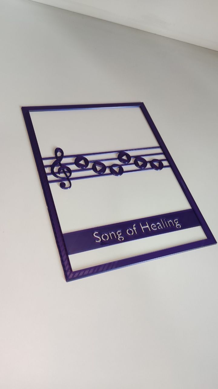 Zelda Songs Panel A6 - Decoration - Oath to Order 3D print model_22