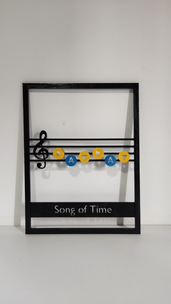 Zelda Songs Panel A6 - Decoration - Oath to Order 3D print model_23