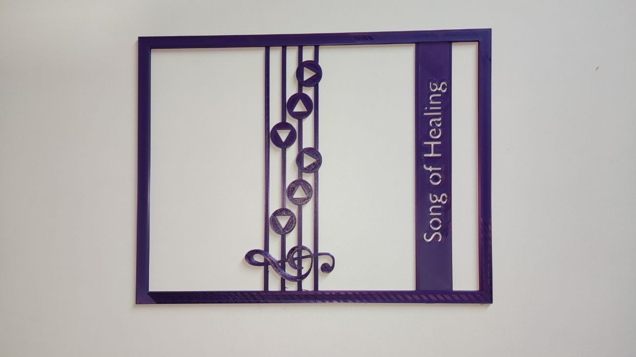 Zelda Songs Panel A6 - Decoration - Oath to Order 3D print model_12