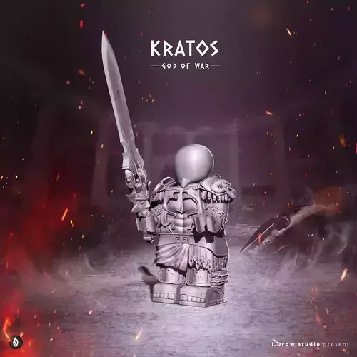 Lego Minifigures - Kratos  God Armor God Of War 2