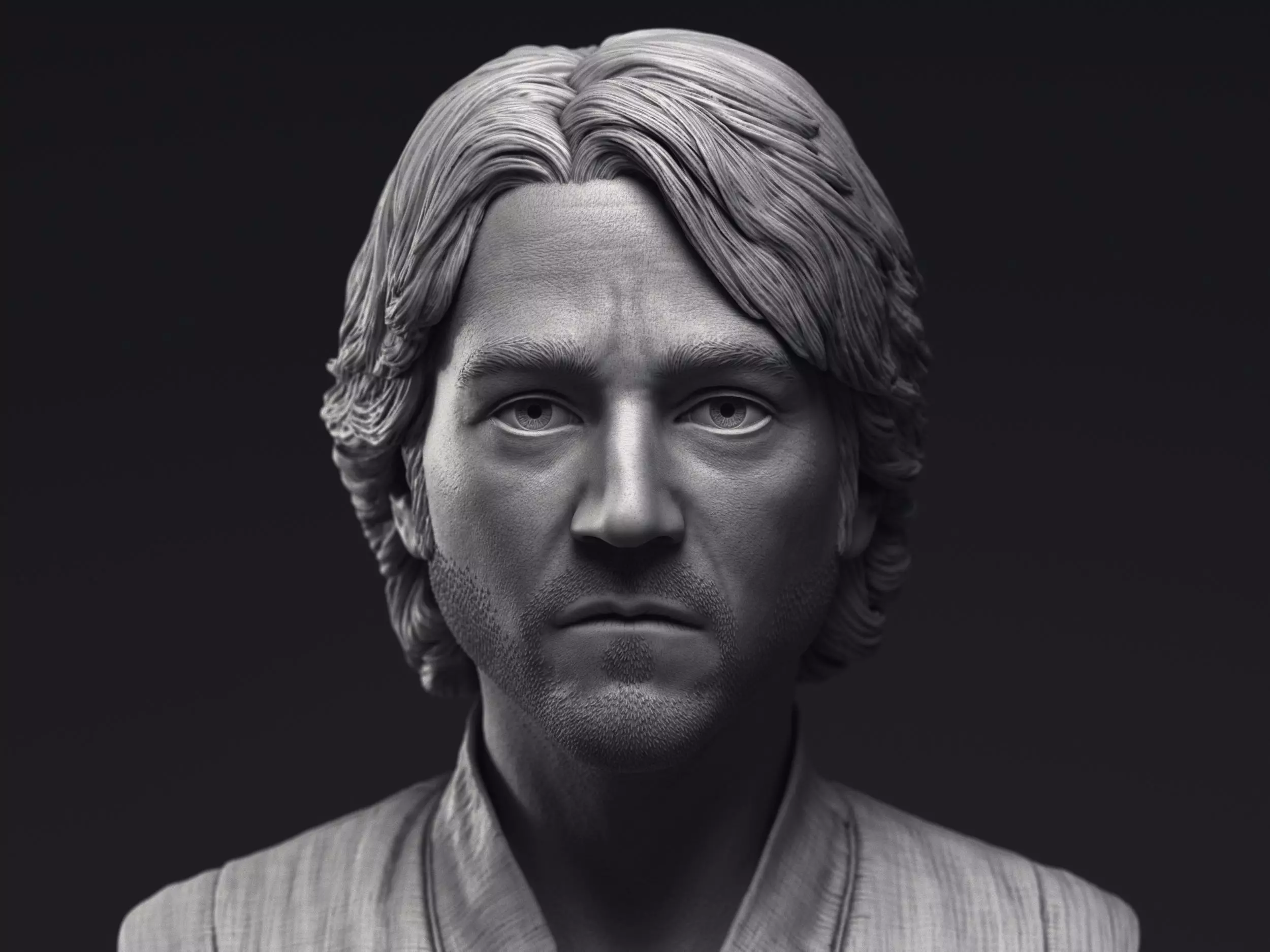 Diego Luna as Cassian Andor Bust Printable 3D Model 3D print model