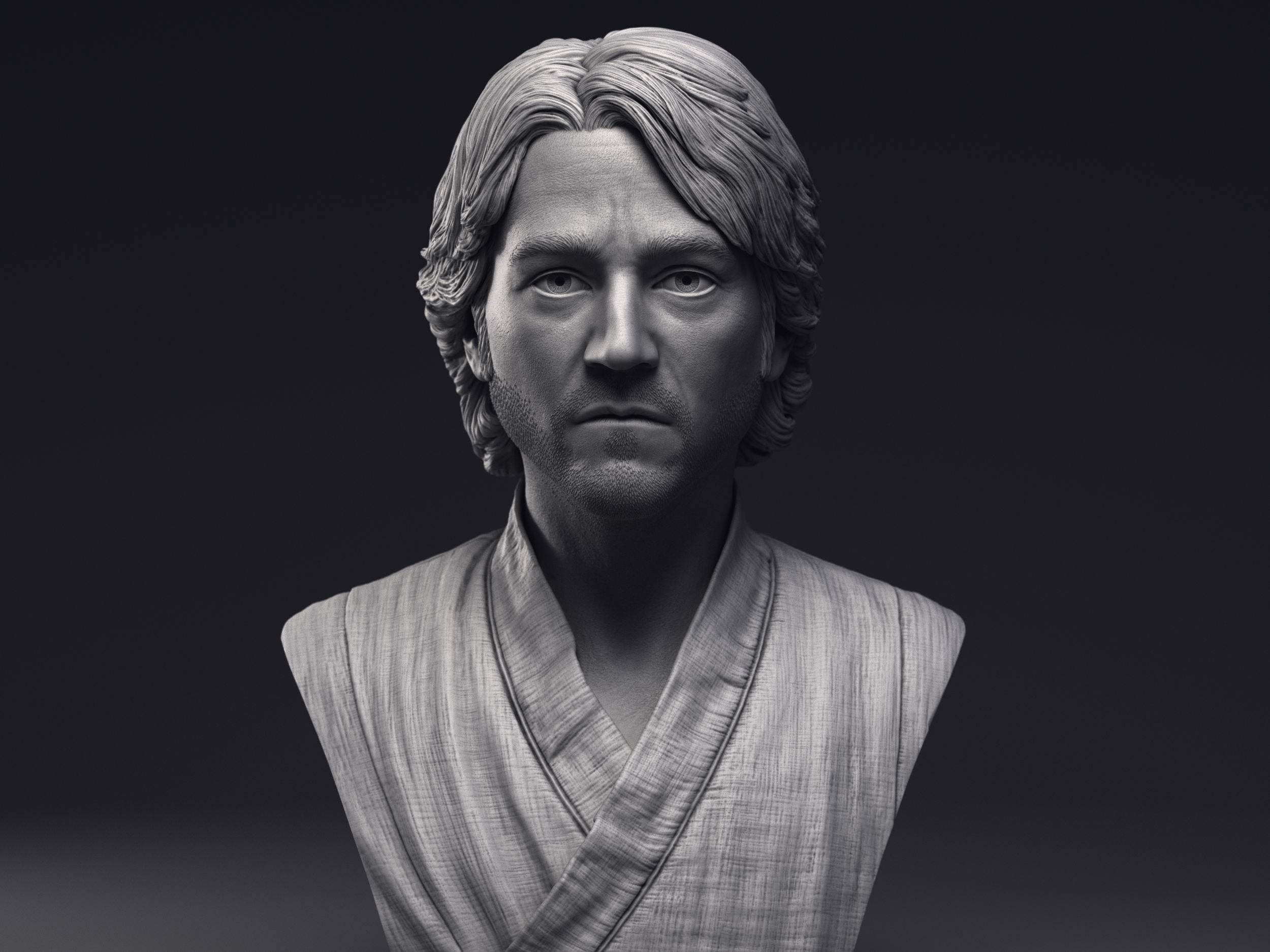 Diego Luna as Cassian Andor Bust Printable 3D Model 3D model 3D ...