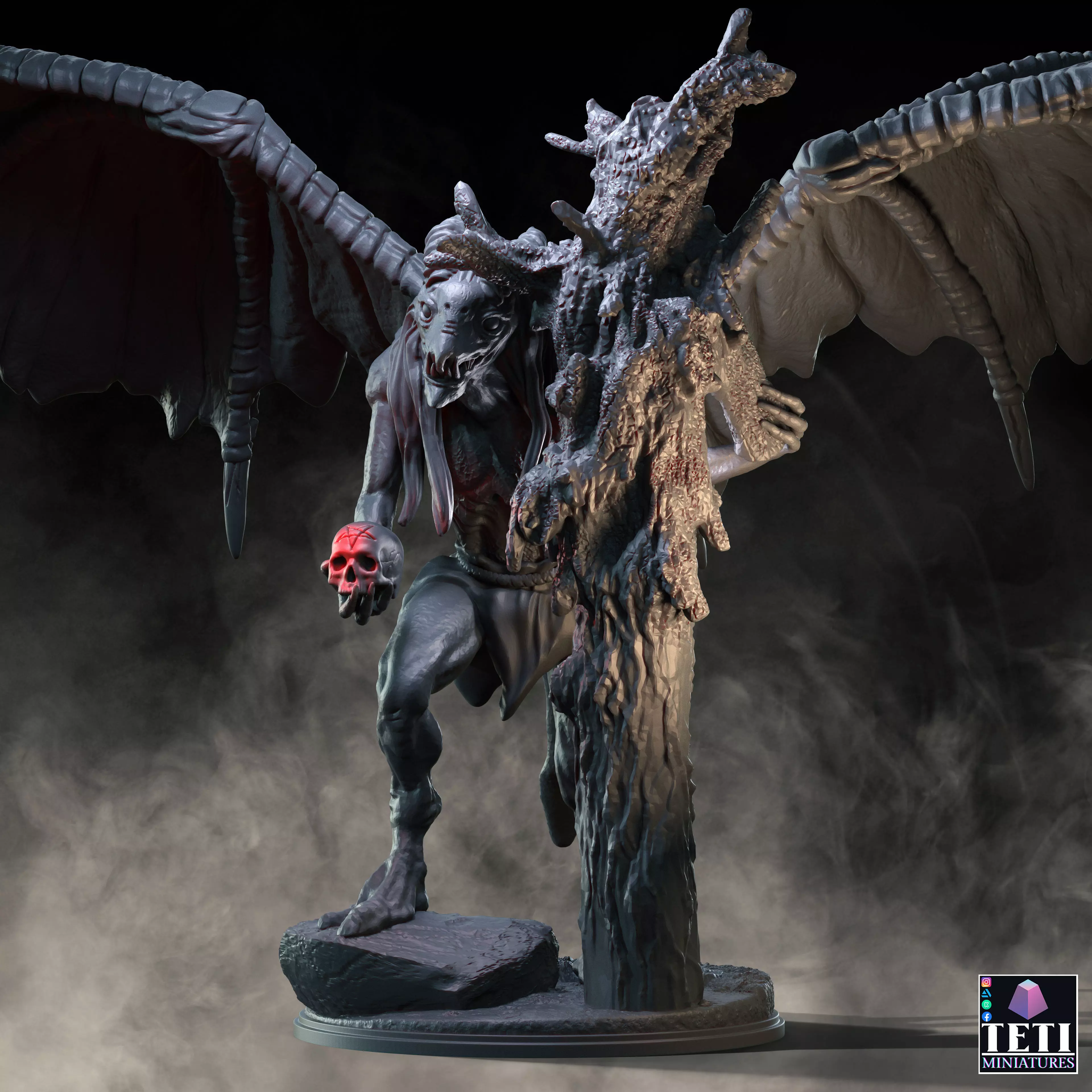 VESPERTILIO - THE NECROMANCER 3D print model