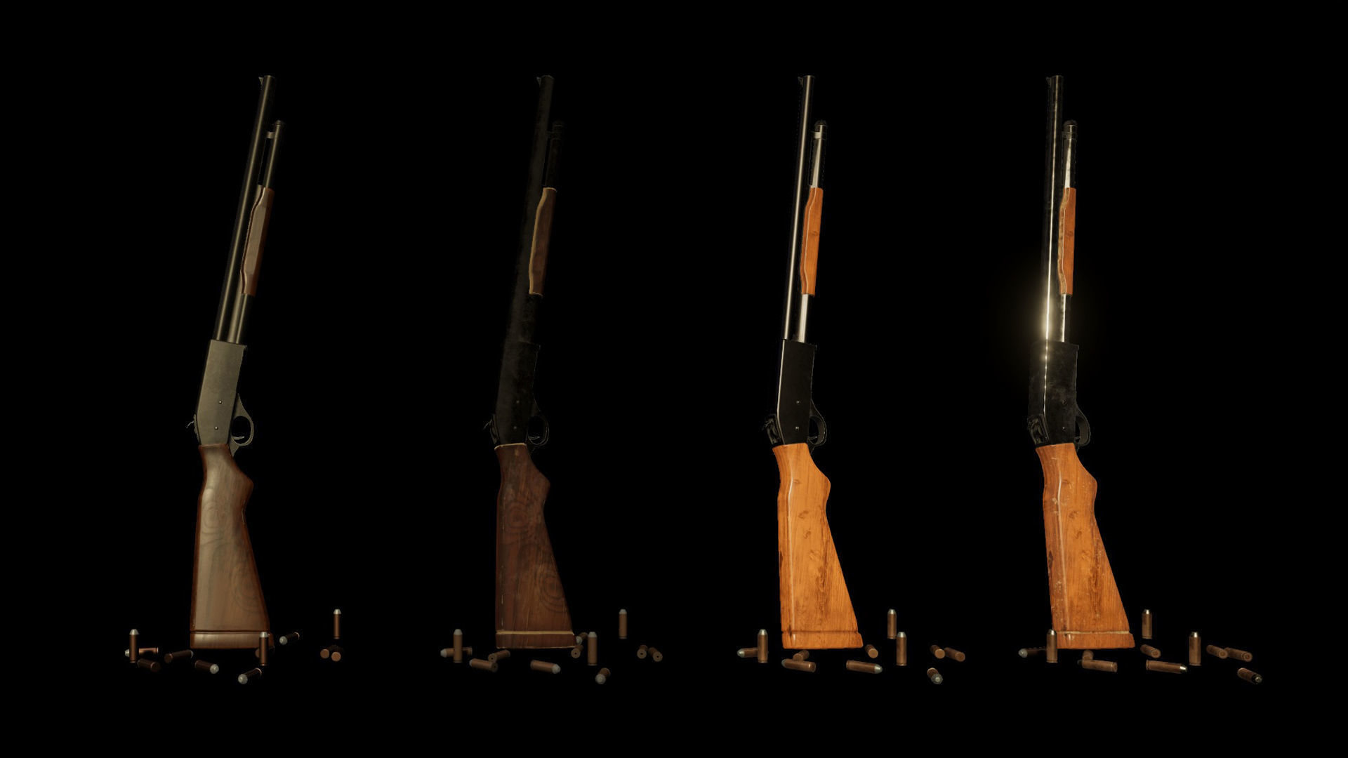 Wild West Upright Piano Vol 01 Low-poly 3D model_20