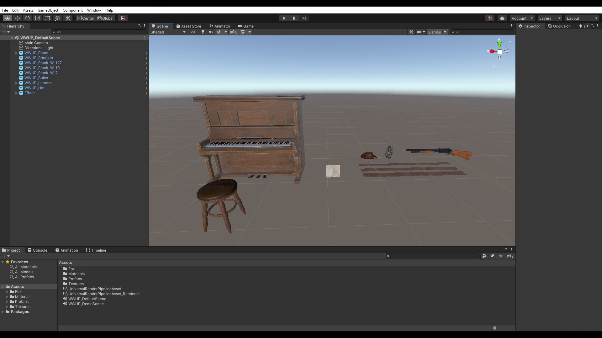 Wild West Upright Piano Vol 01 Low-poly 3D model_33