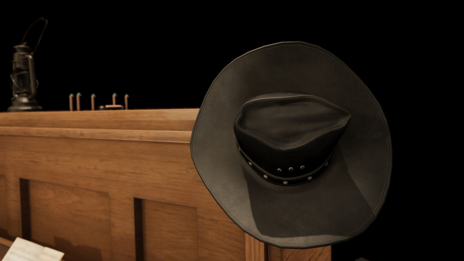 Wild West Upright Piano Vol 01 Low-poly 3D model_29