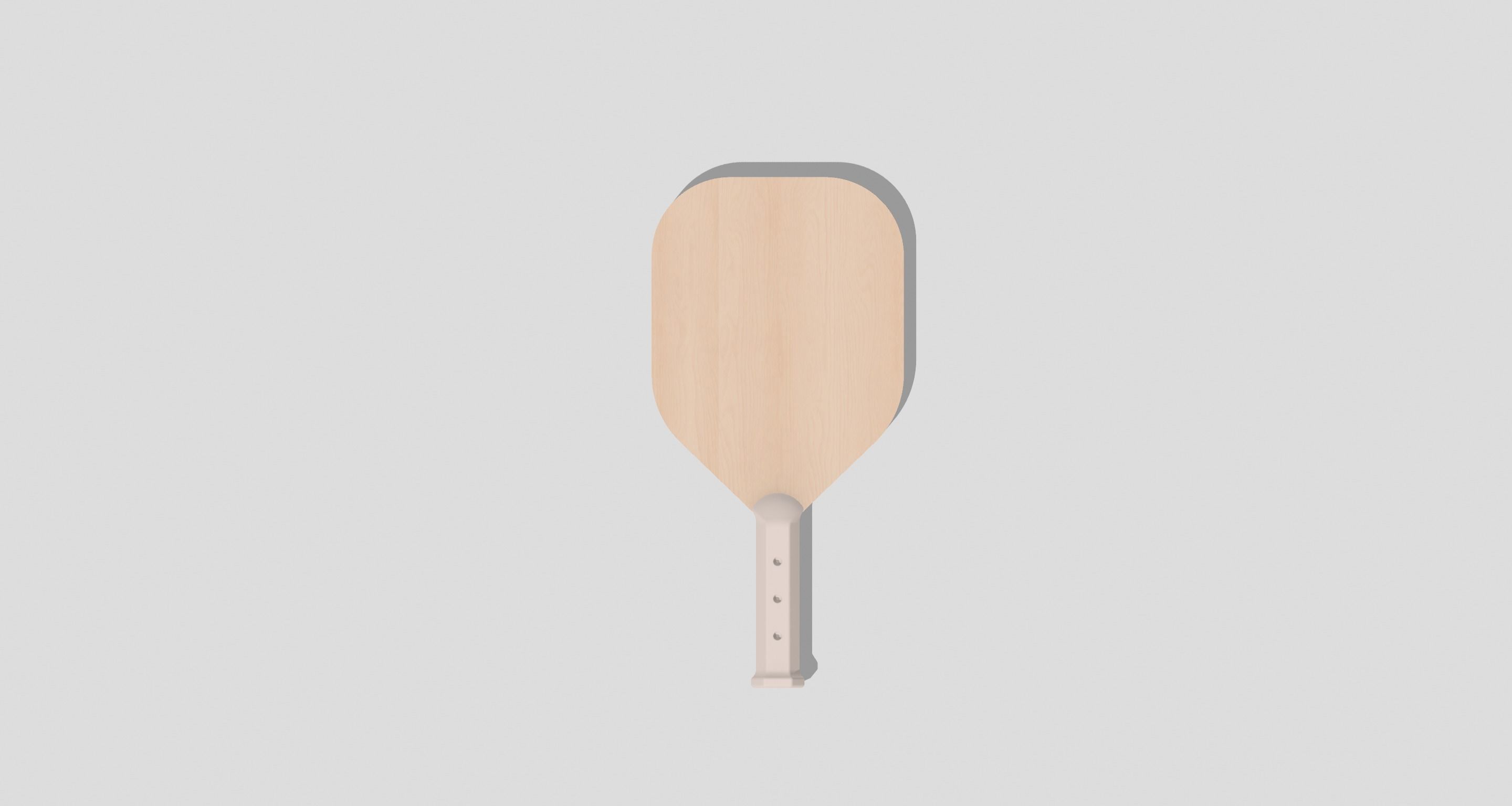 Pickleball Paddle 3D print model_1