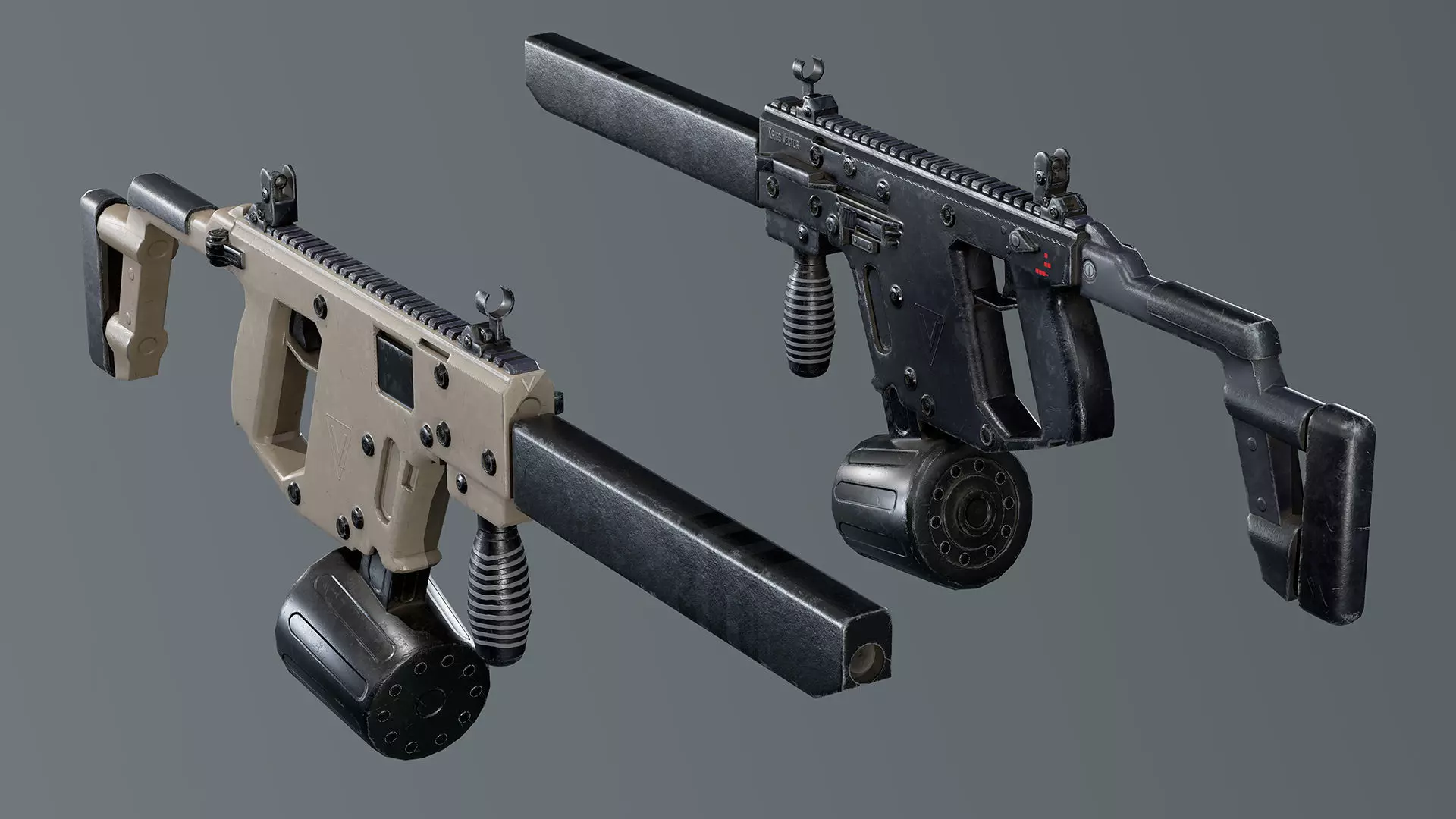 Weapons Pack 3 Low-poly 3D model_0