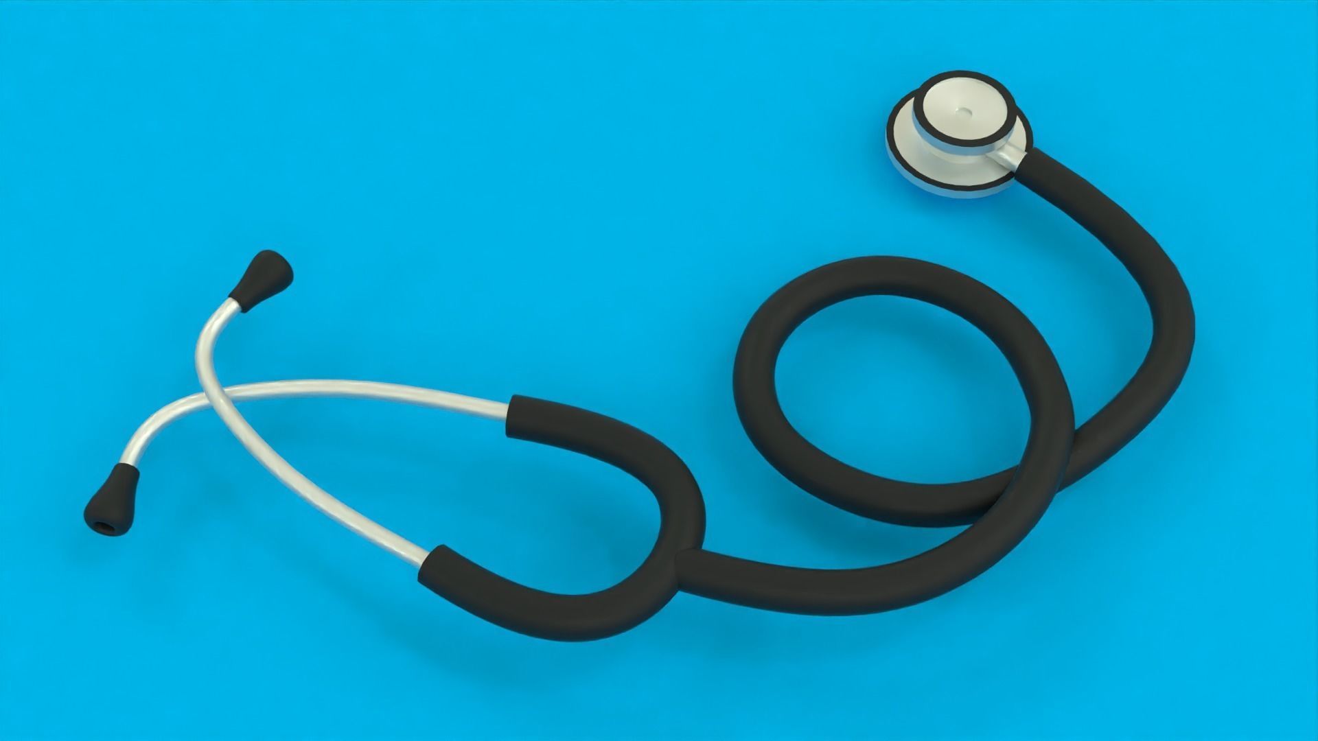 Stethoscope 3D model_2