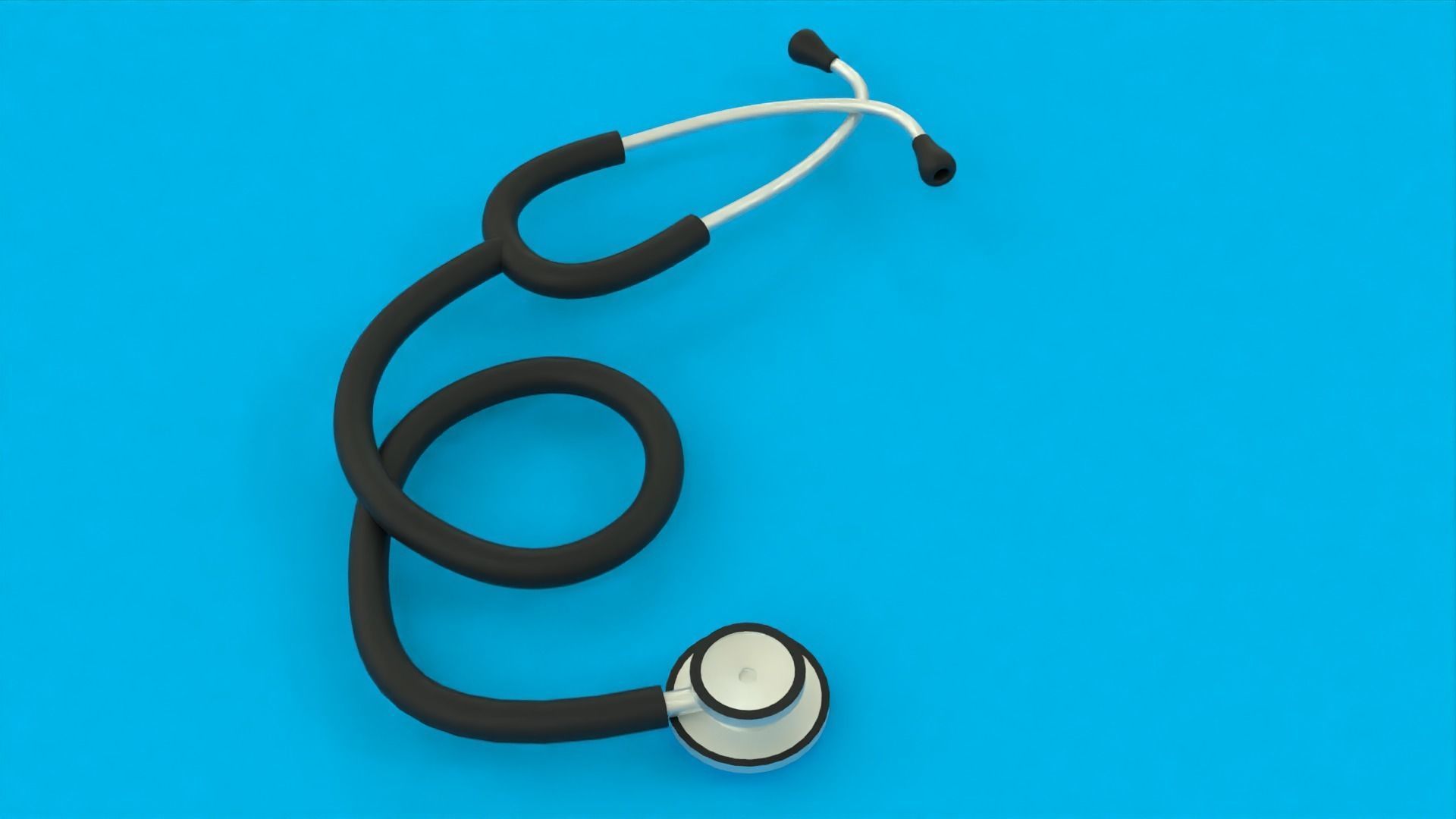 Stethoscope 3D model_1