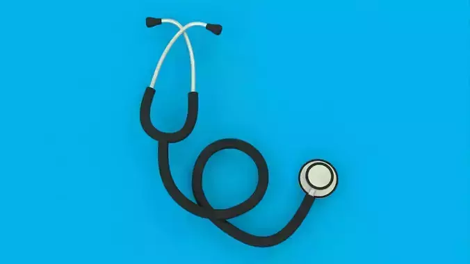 Stethoscope 3D model