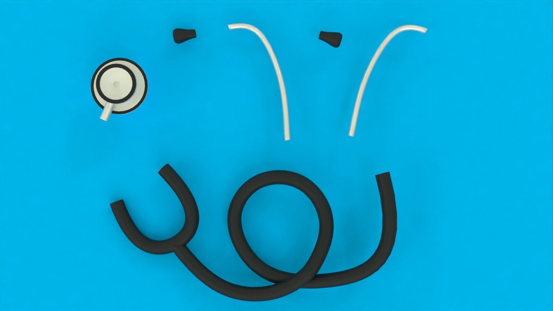 Stethoscope 3D model_4