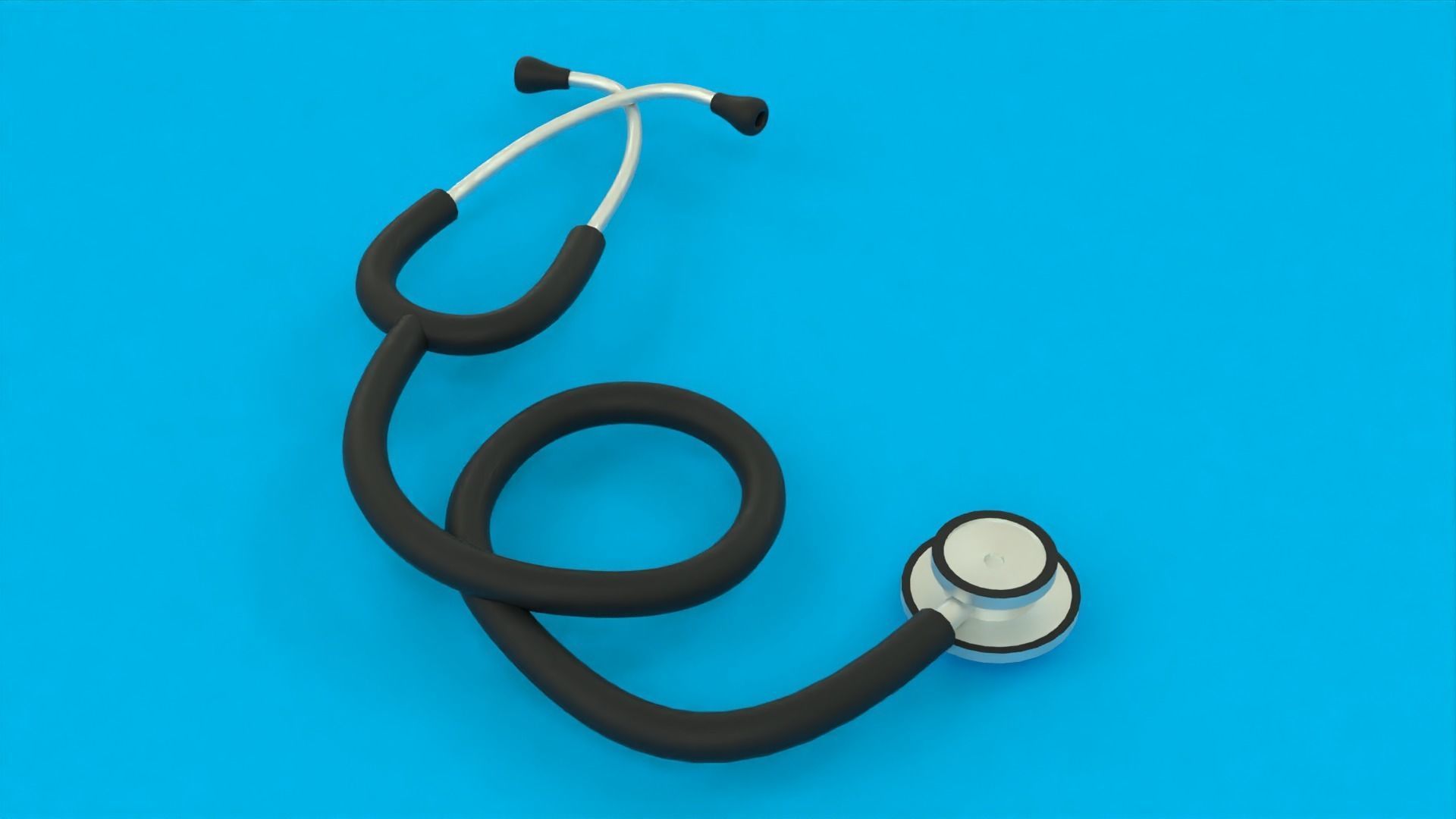 Stethoscope 3D model_3