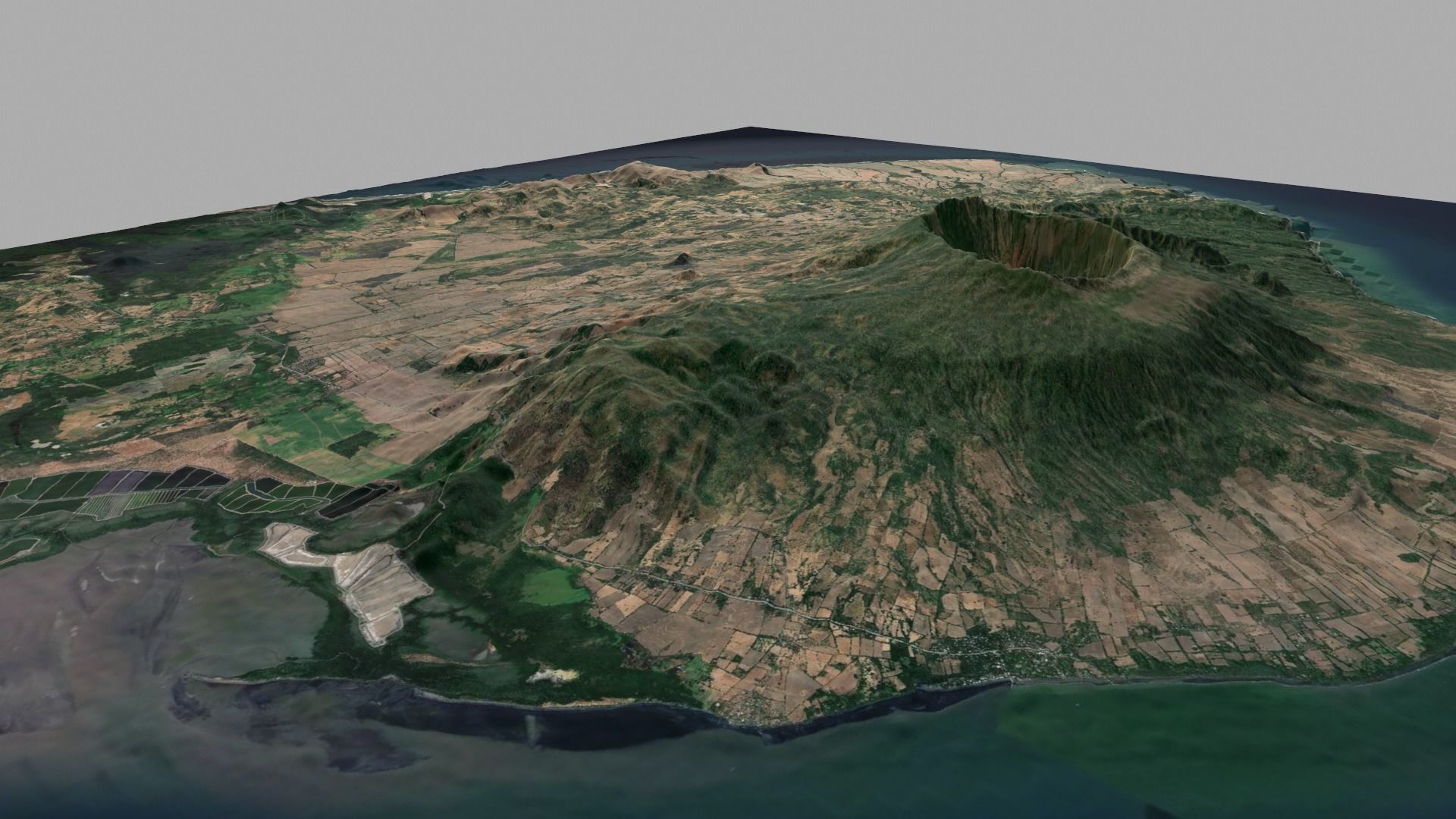 Stratovolcano Cosiguina Nicaragua 3D model_6