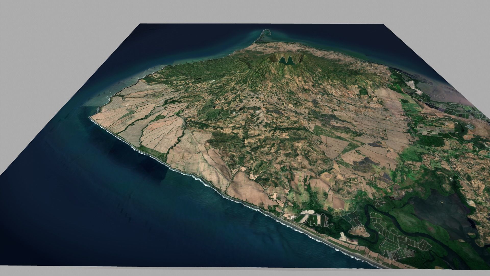 Stratovolcano Cosiguina Nicaragua 3D model_5