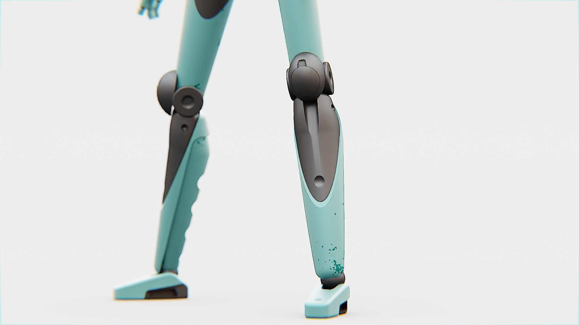 ANDROID JUNO FEMALE  RIGGED 3D model_18