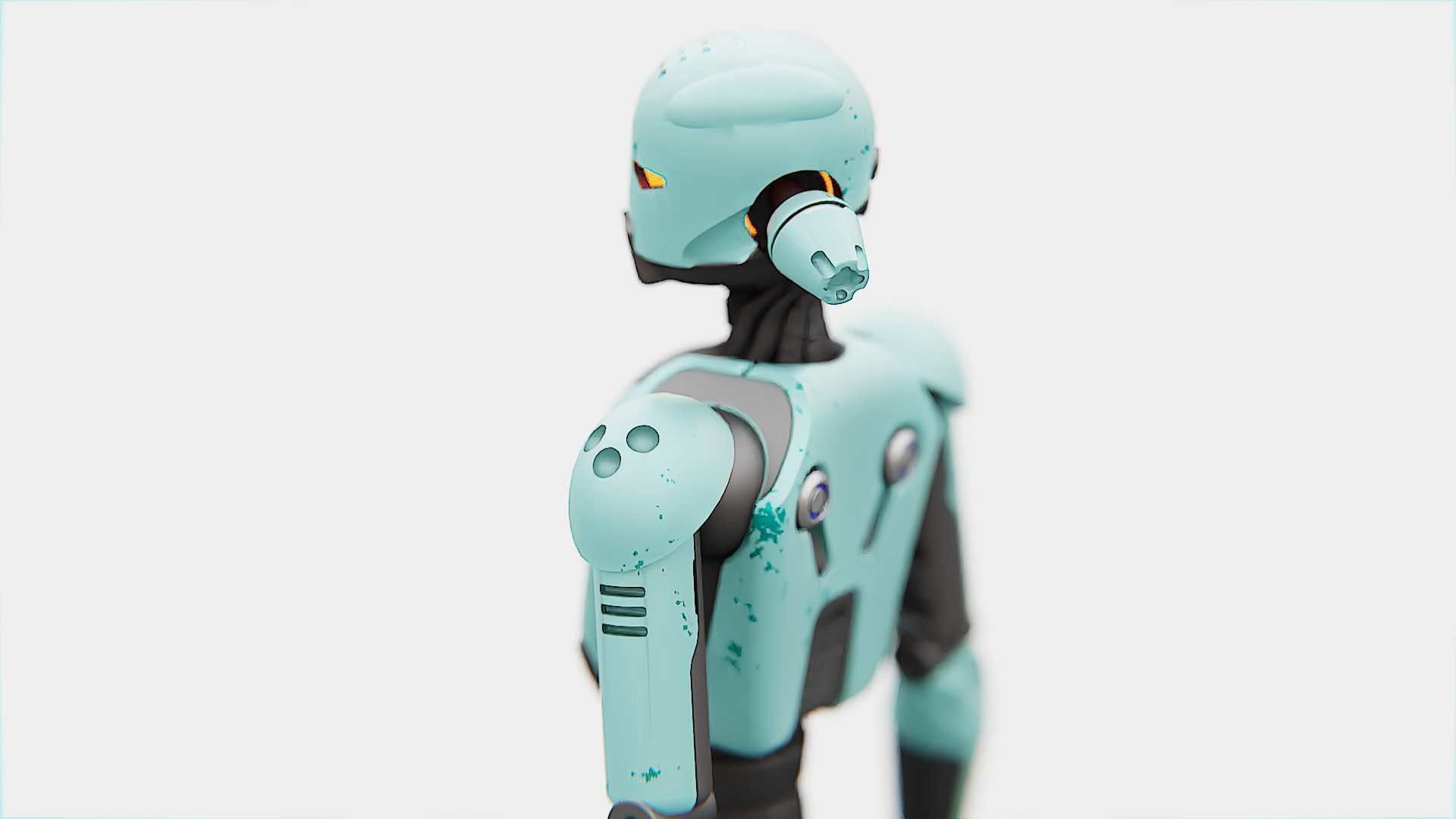 ANDROID JUNO FEMALE  RIGGED 3D model_12