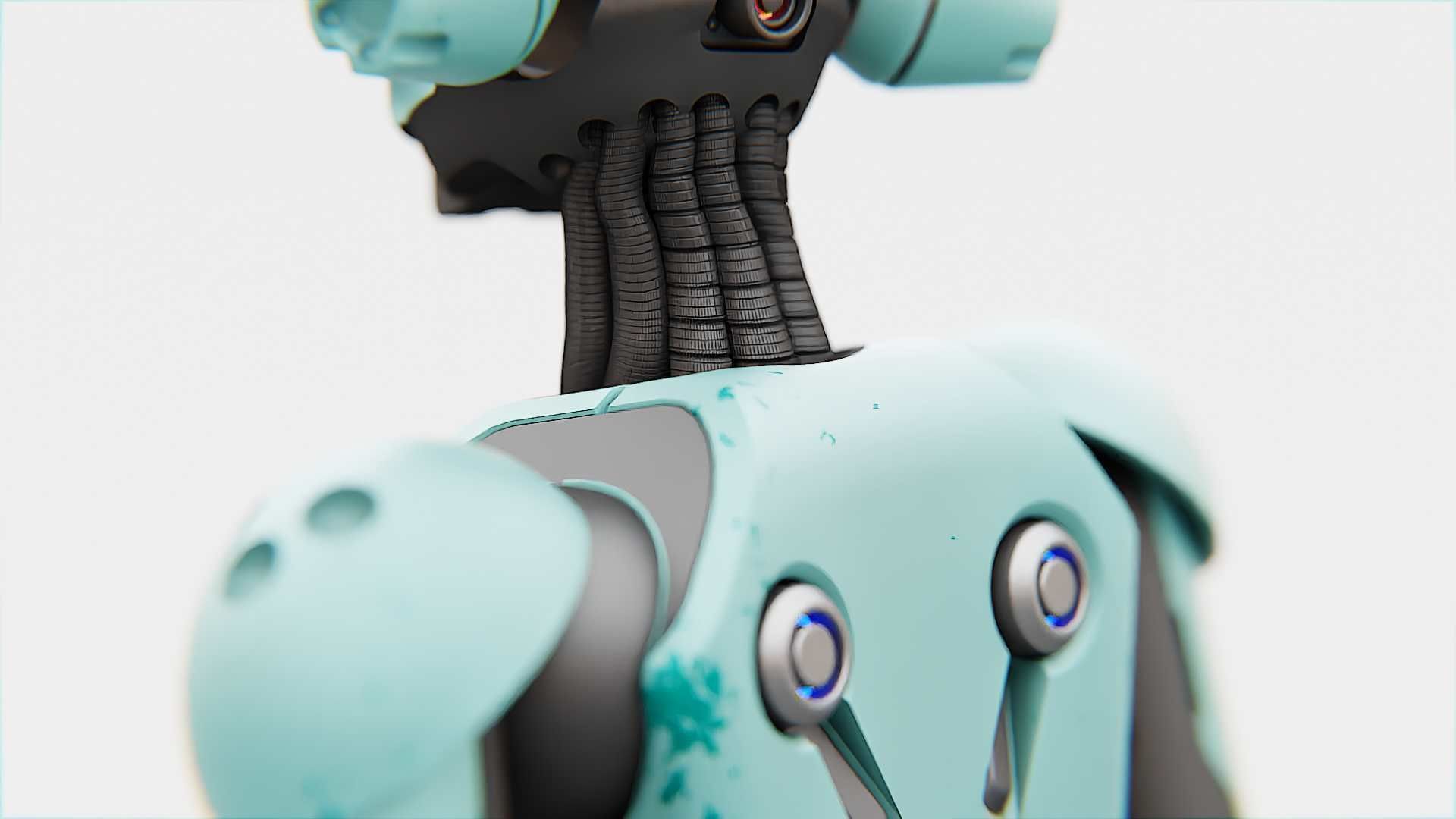 ANDROID JUNO FEMALE  RIGGED 3D model_27