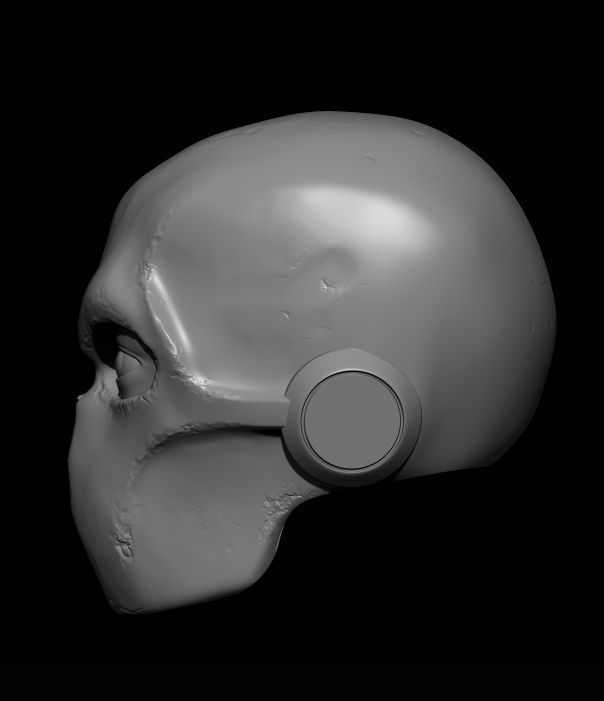 Deathstroke - Headsculpt for Action Figures 3D print model 3D print model_1