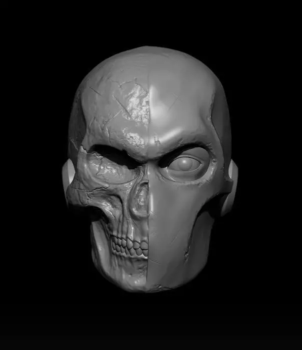 Deathstroke - Headsculpt for Action Figures 3D print model 3D print model_0