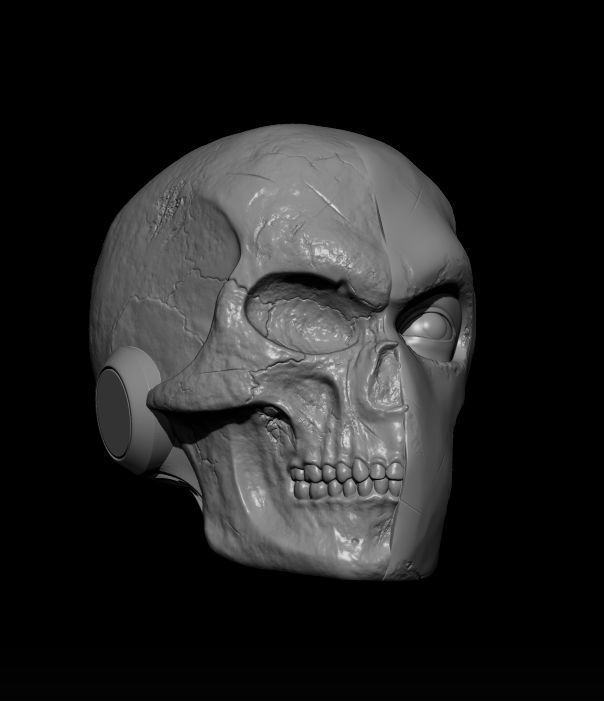 Deathstroke - Headsculpt for Action Figures 3D print model 3D print model_5