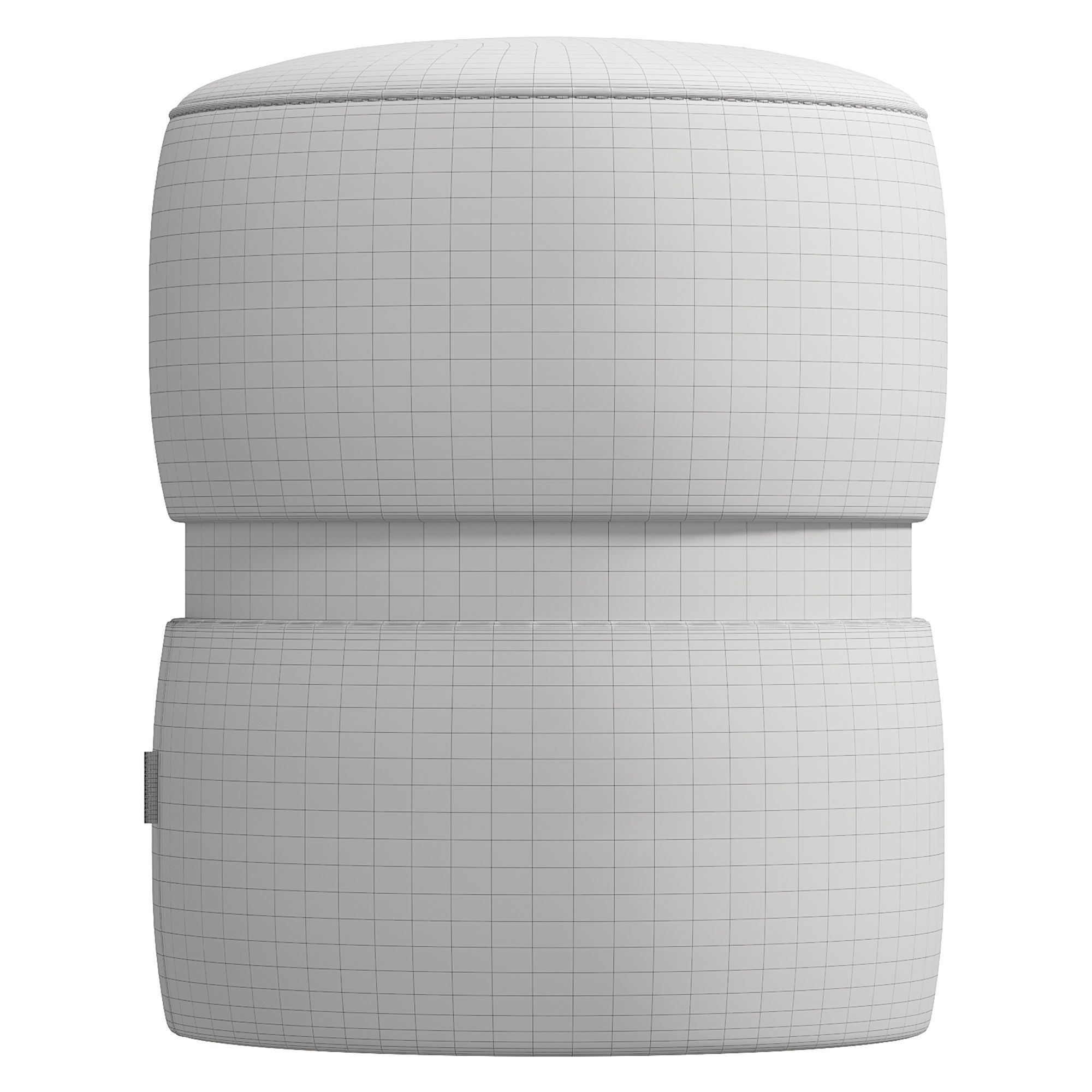 Edson pouf  3D model_3