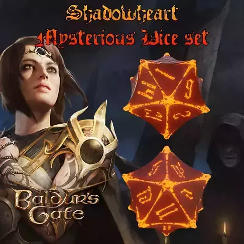 Shadowheart Mysterious Dice set Baldurs Gate 3