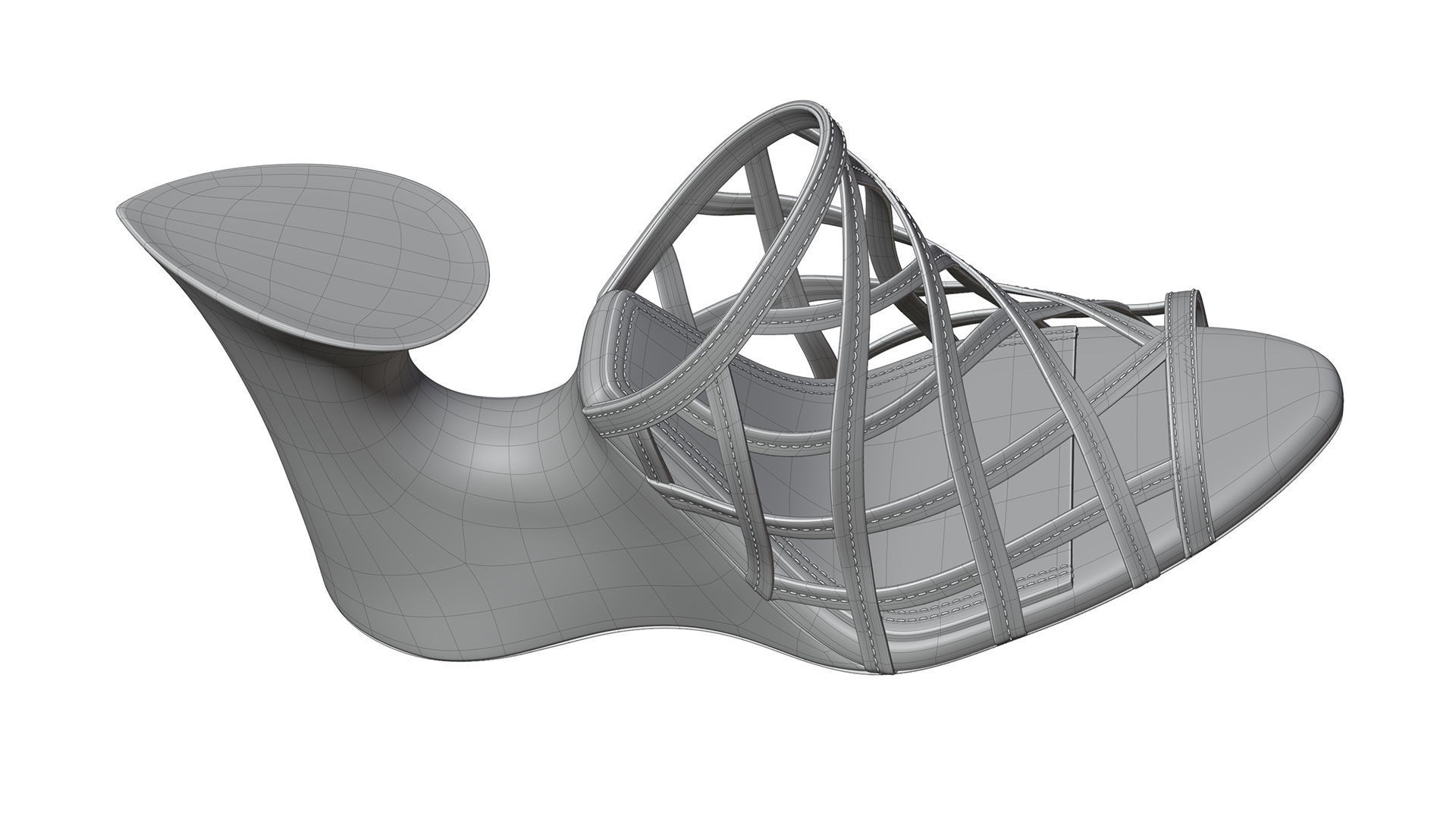 La Sculpture Mules 3D model_17