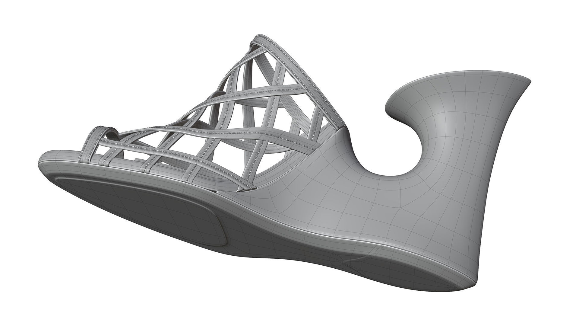 La Sculpture Mules 3D model_13