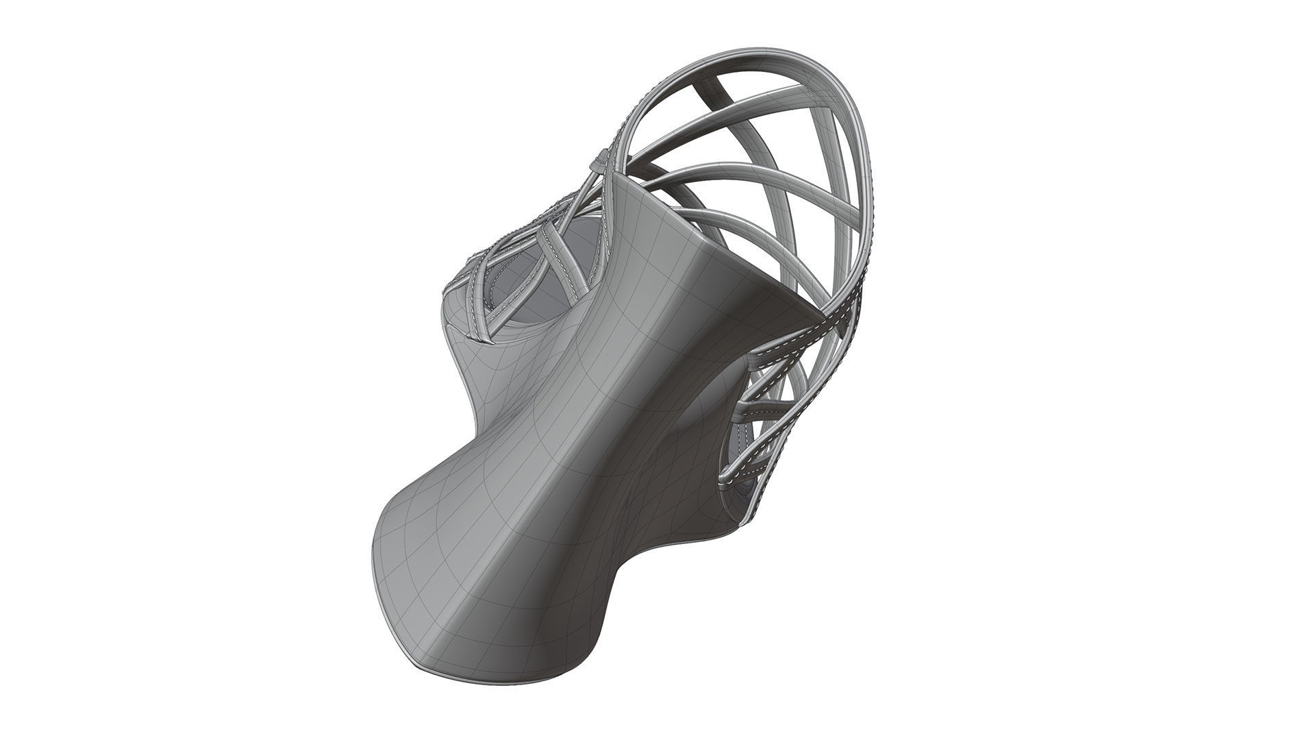 La Sculpture Mules 3D model_15