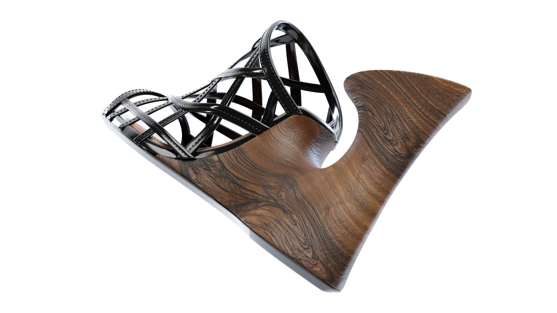 La Sculpture Mules 3D model_6