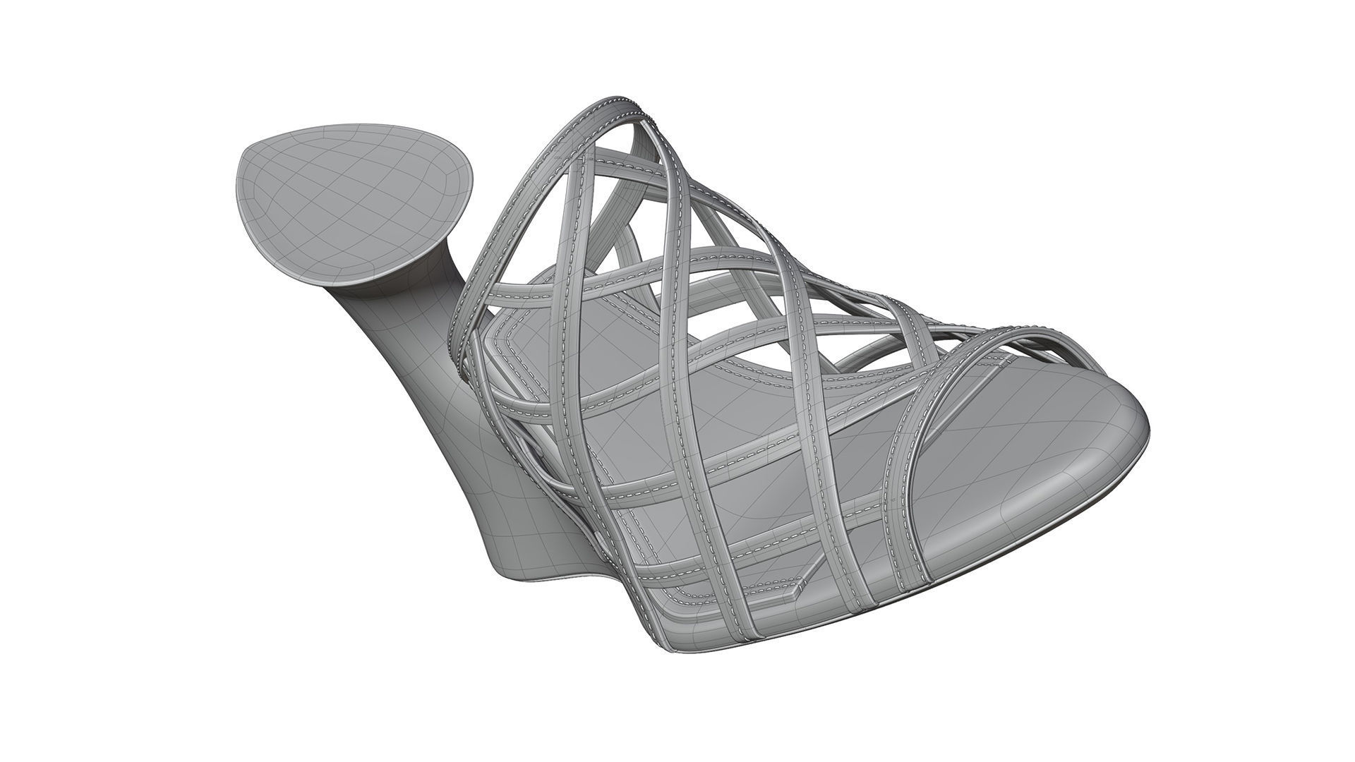 La Sculpture Mules 3D model_10