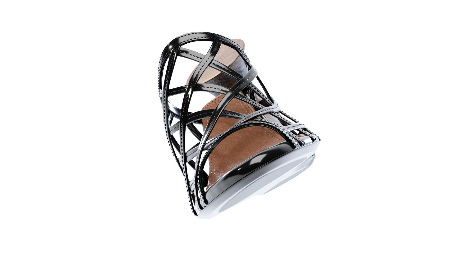 La Sculpture Mules 3D model_3