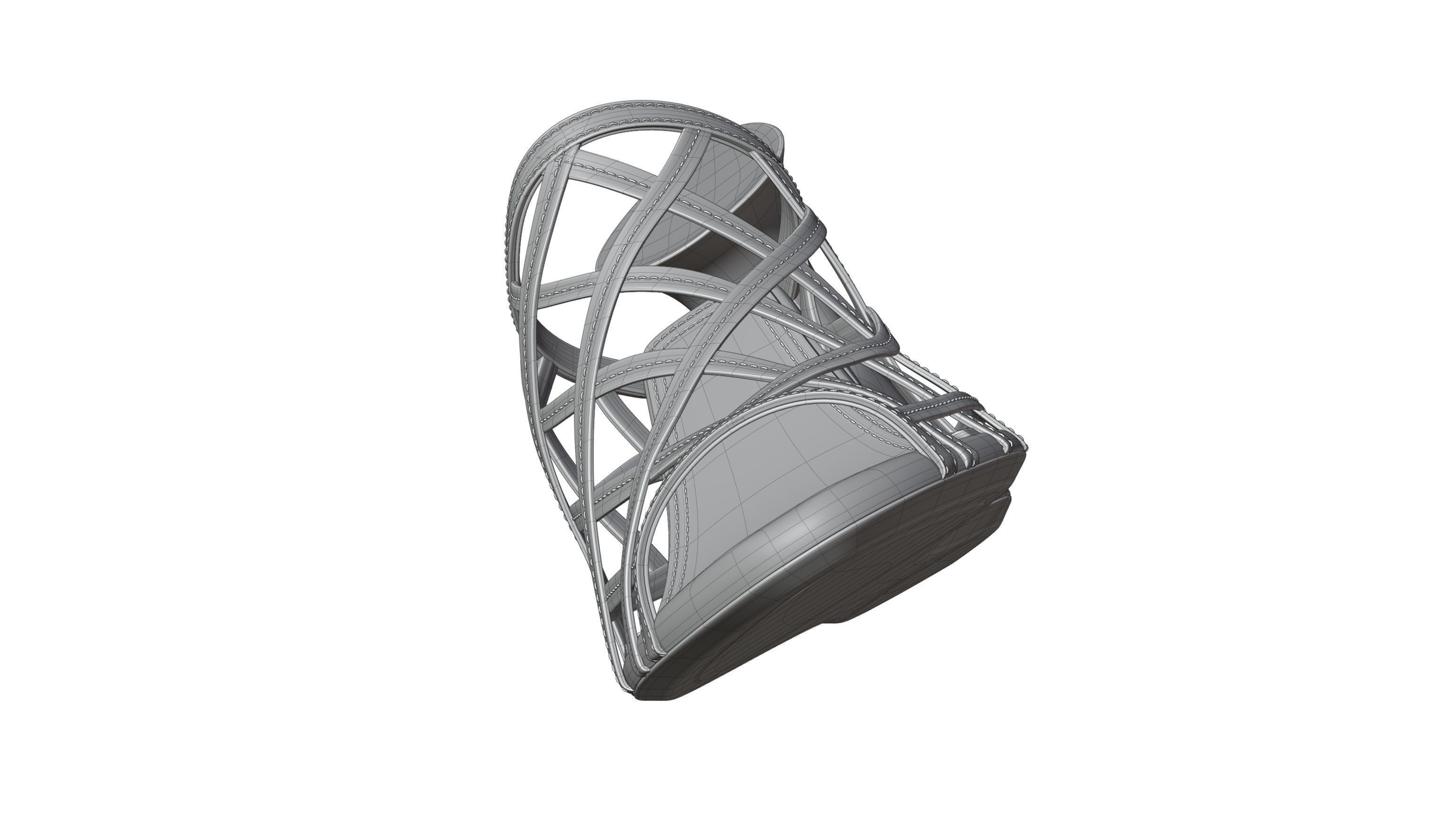 La Sculpture Mules 3D model_11