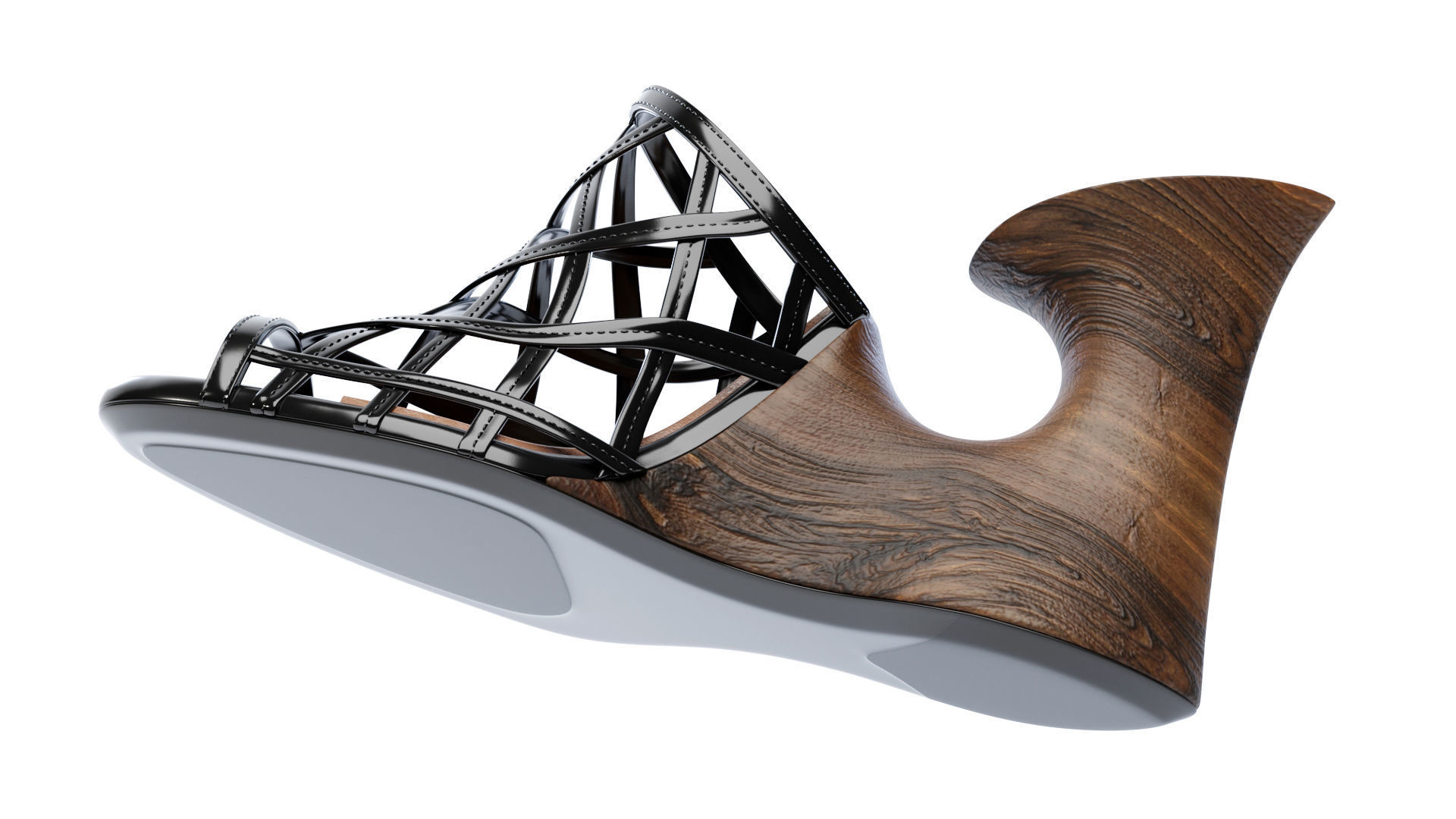 La Sculpture Mules 3D model_5