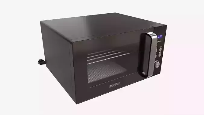 Microwave with Ceramic Bottom and Grill Severin MW 7763 3D model