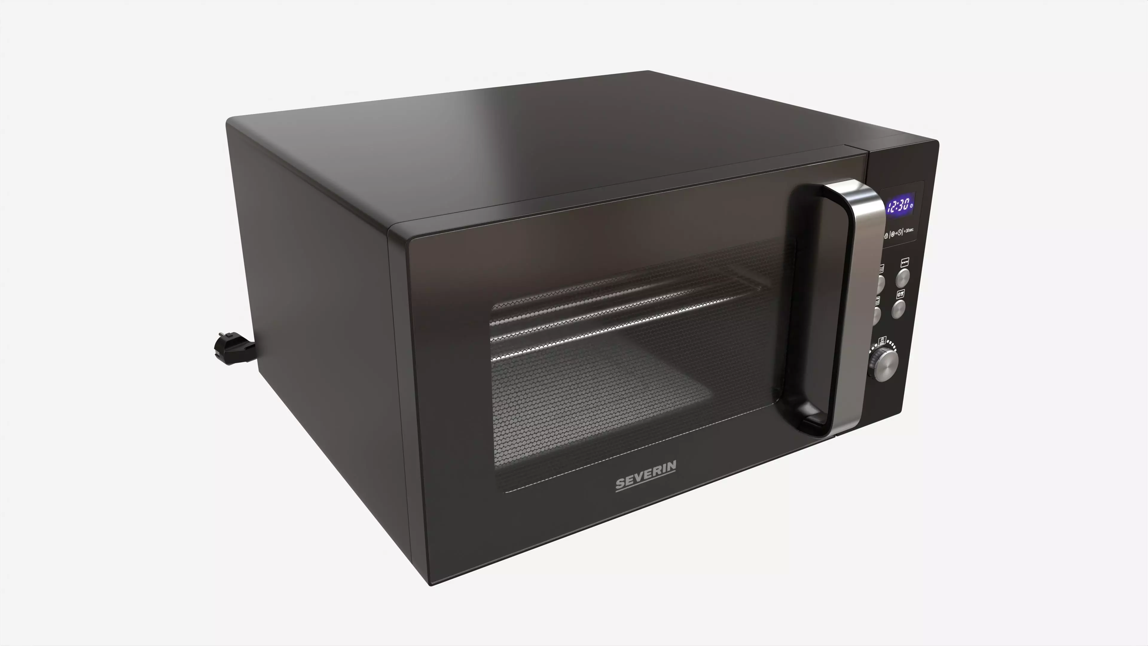 Microwave with Ceramic Bottom and Grill Severin MW 7763 3D model_0