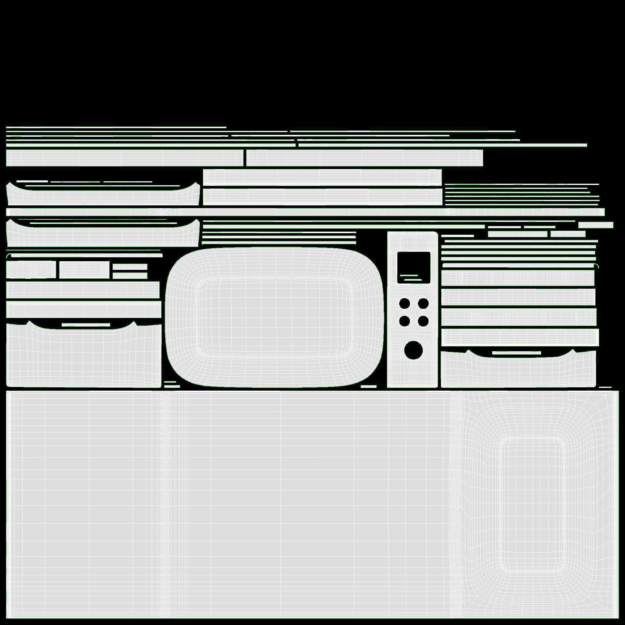Microwave with Ceramic Bottom and Grill Severin MW 7763 3D model_13