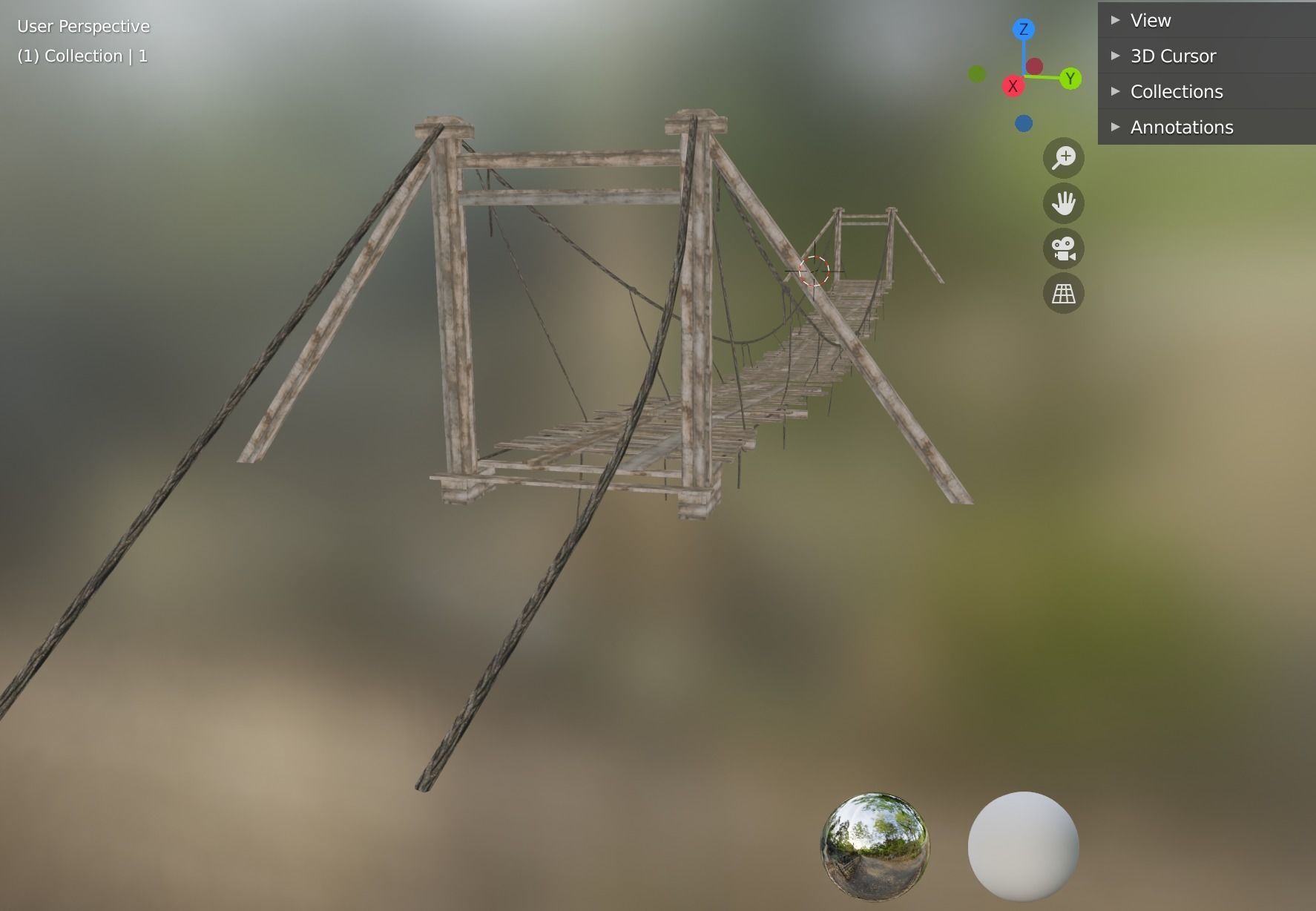 woodbridge Low-poly 3D model_6