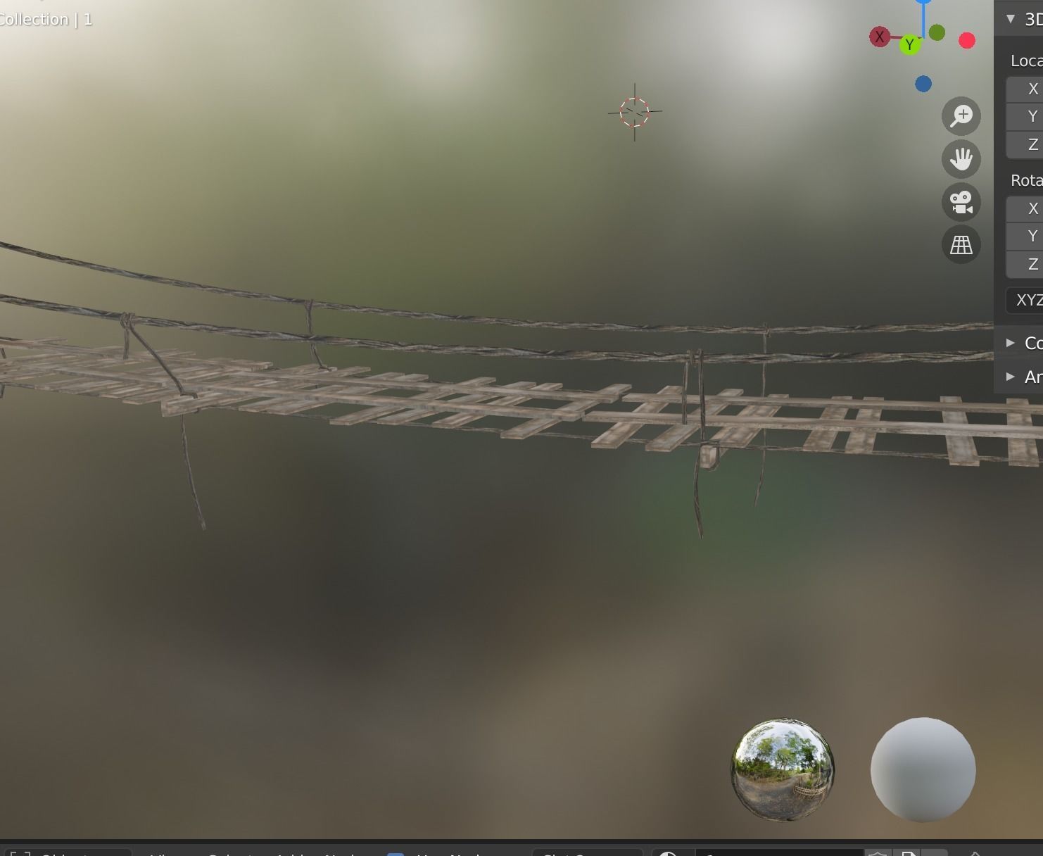 woodbridge Low-poly 3D model_2