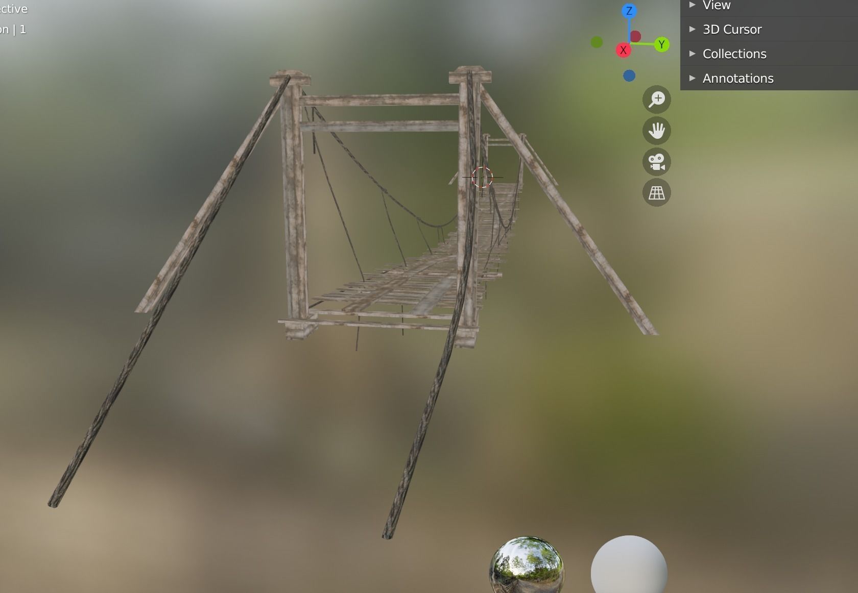 woodbridge Low-poly 3D model_5