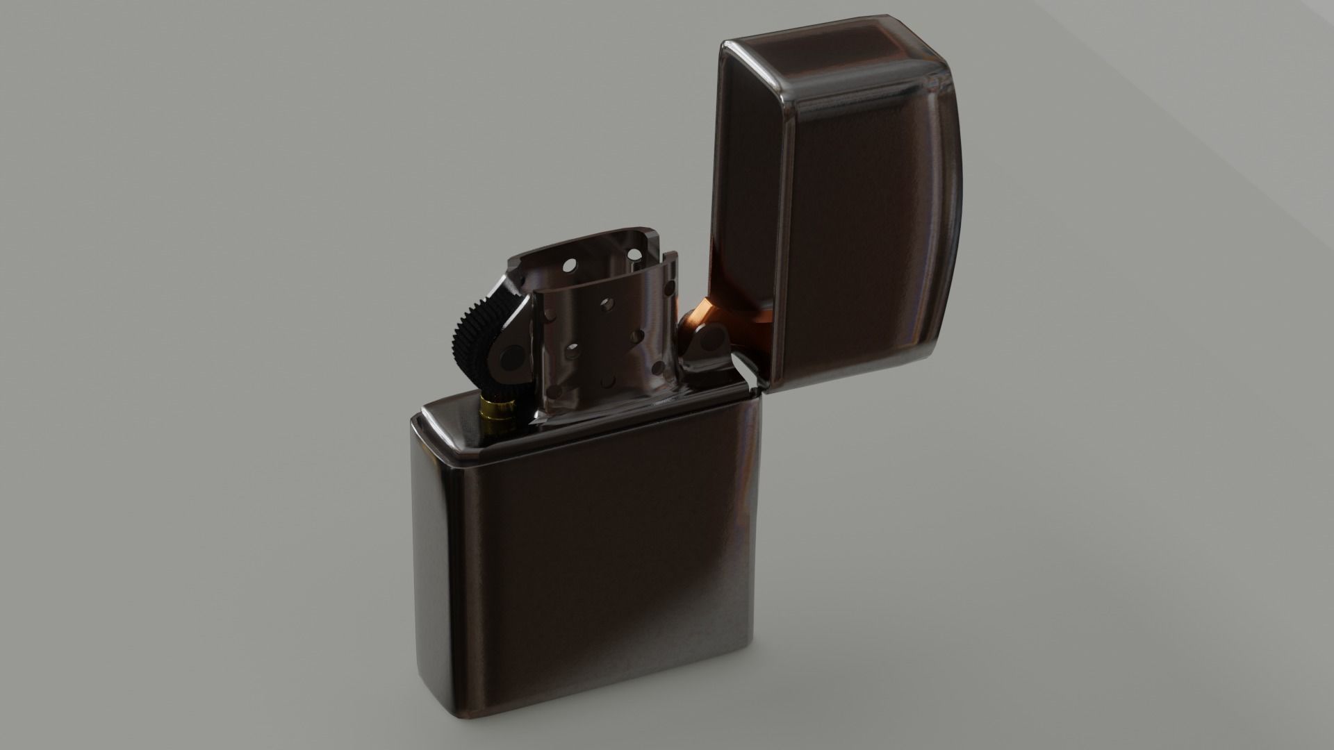 Zippo lighter 3D model_4