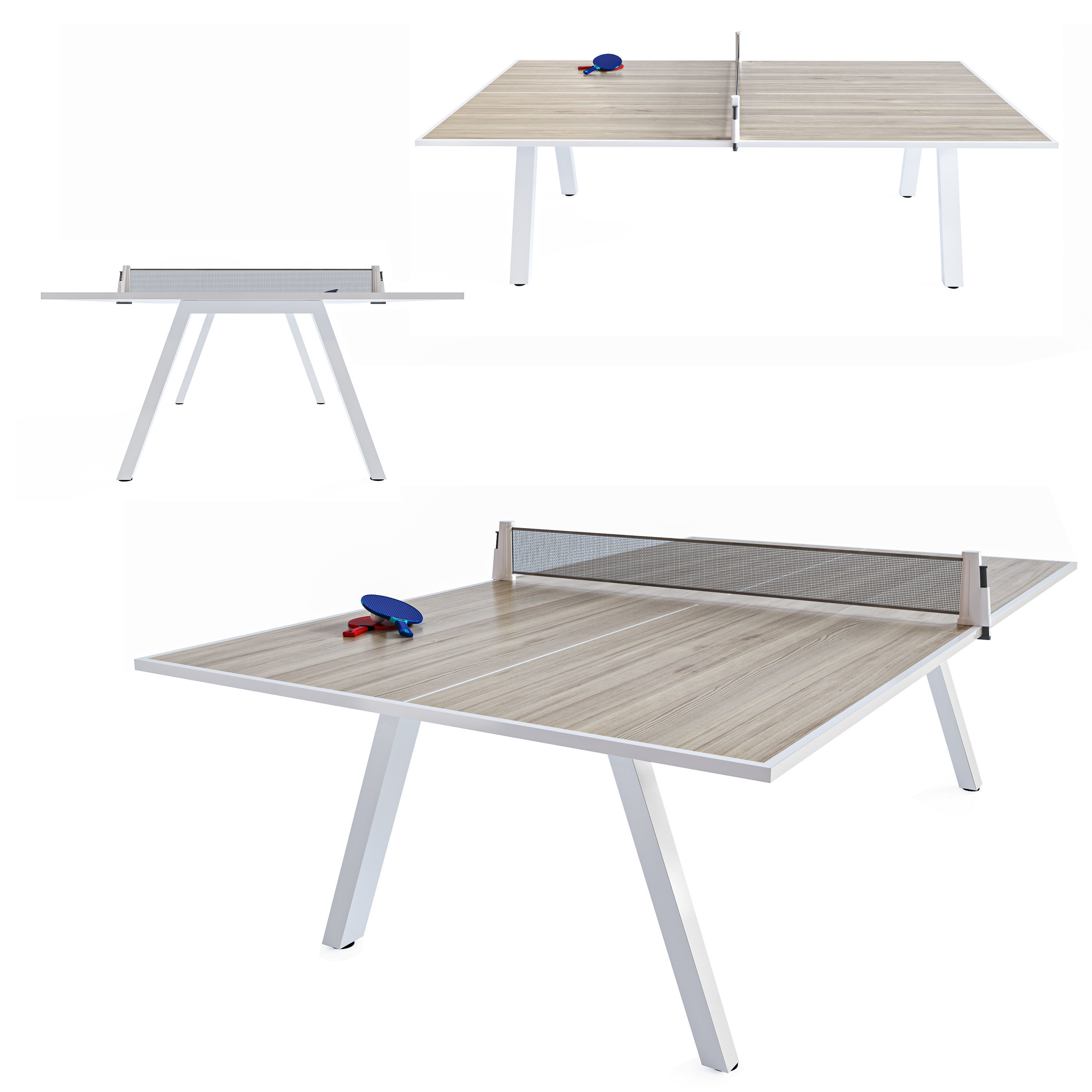 Ping Pong Tables Grasshopper by FAS Pendezza 3D model_2