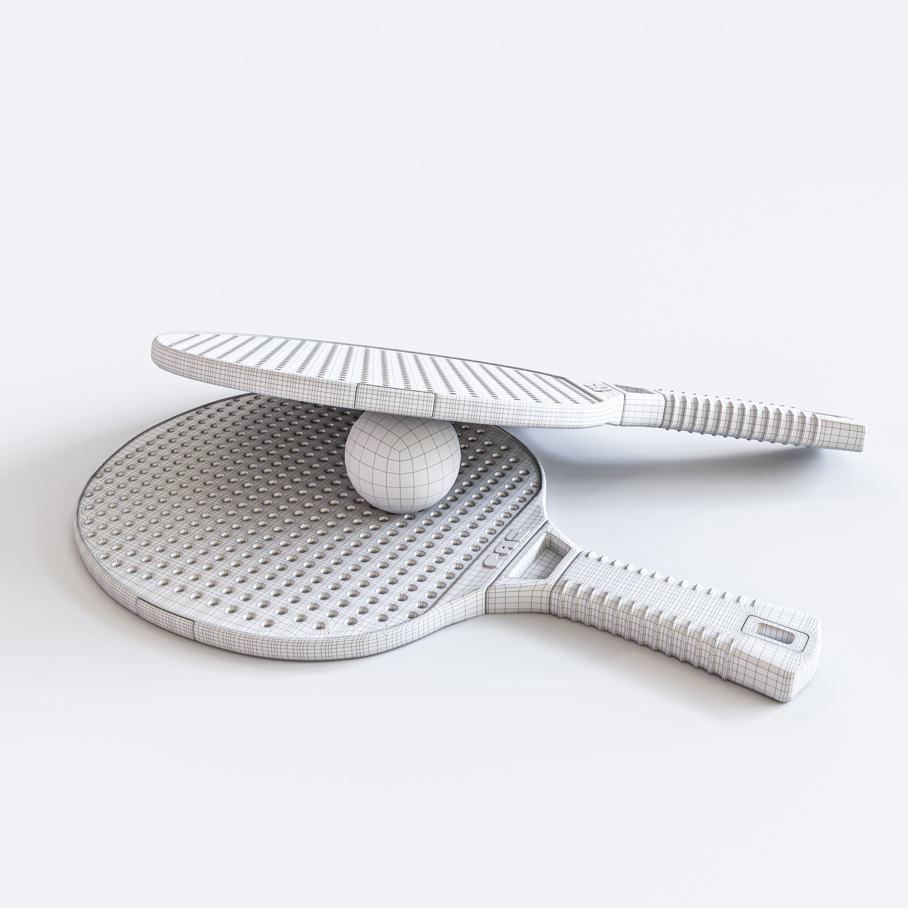 Ping Pong Tables Grasshopper by FAS Pendezza 3D model_6