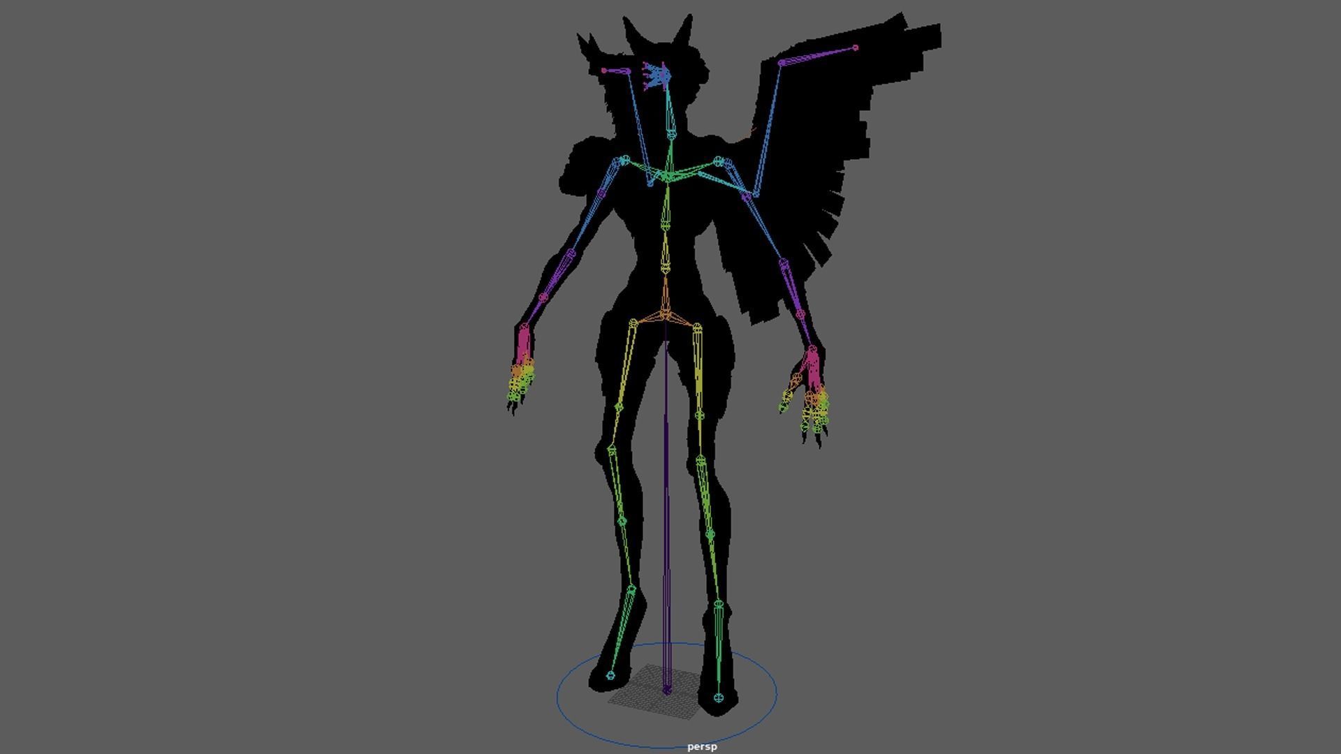 Angel 02 Cherubim Low Poly 3D Model Game Ready Low-poly 3D model_20