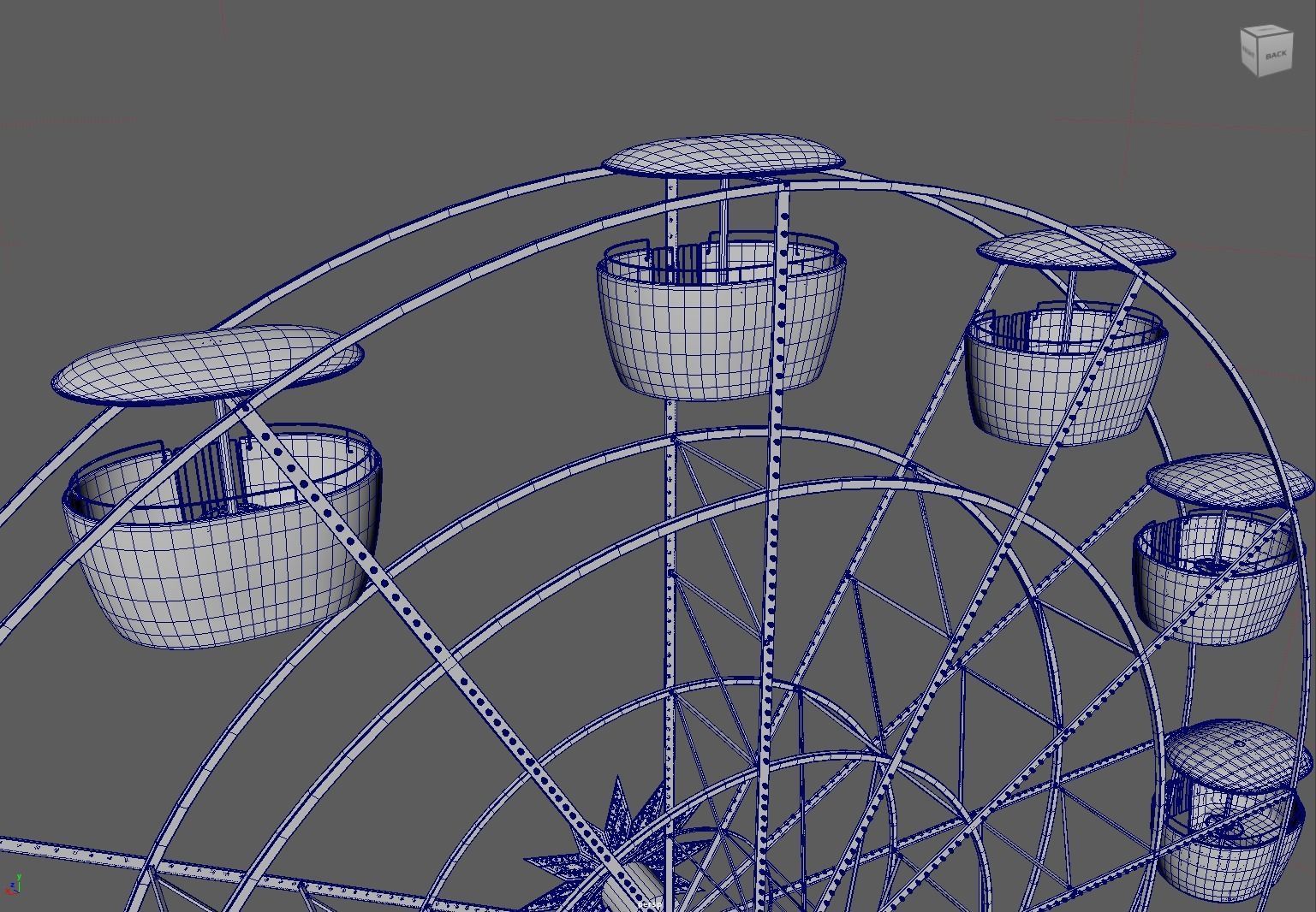 Ferris Wheel 3D model_6