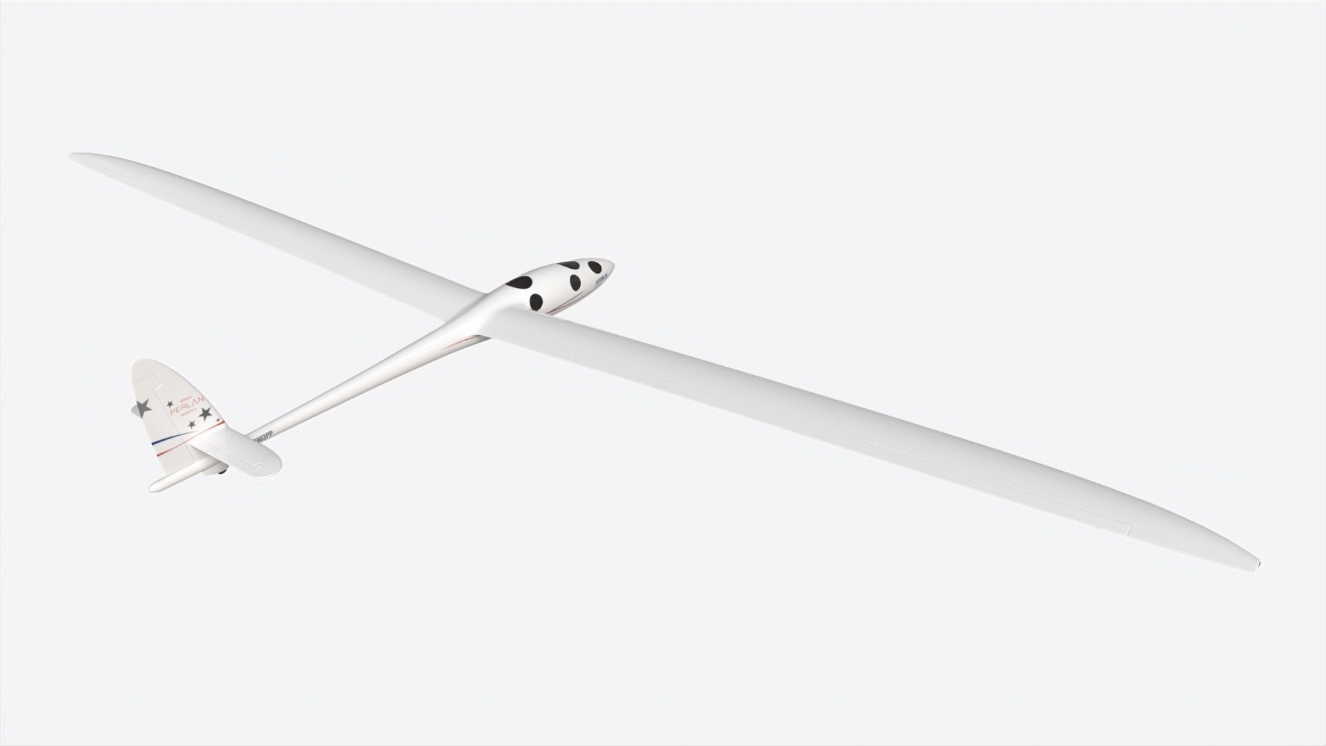 Perlan II Glider 3D model_2