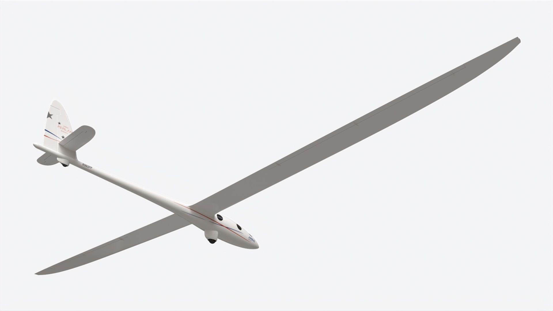 Perlan II Glider 3D model_3