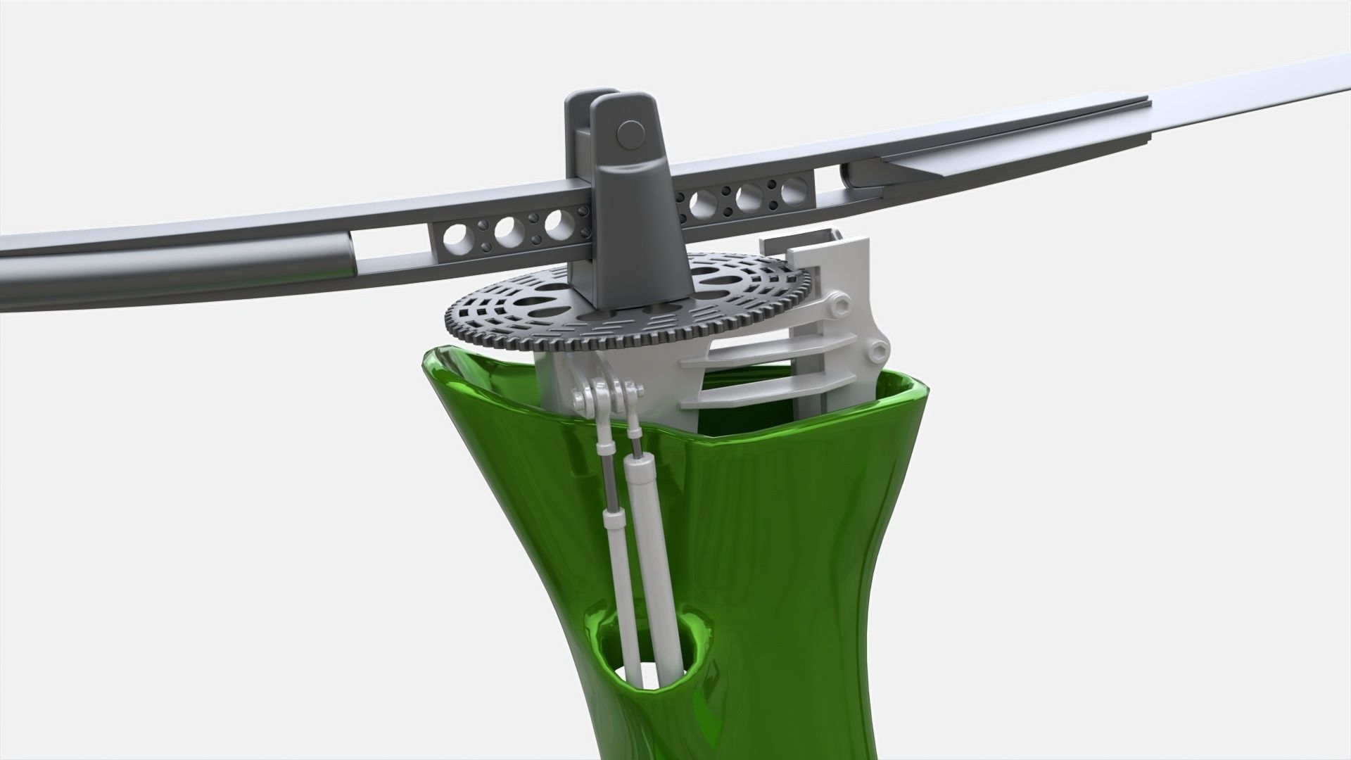 Gyroplane Autogyro Cavalon Green 3D model_10