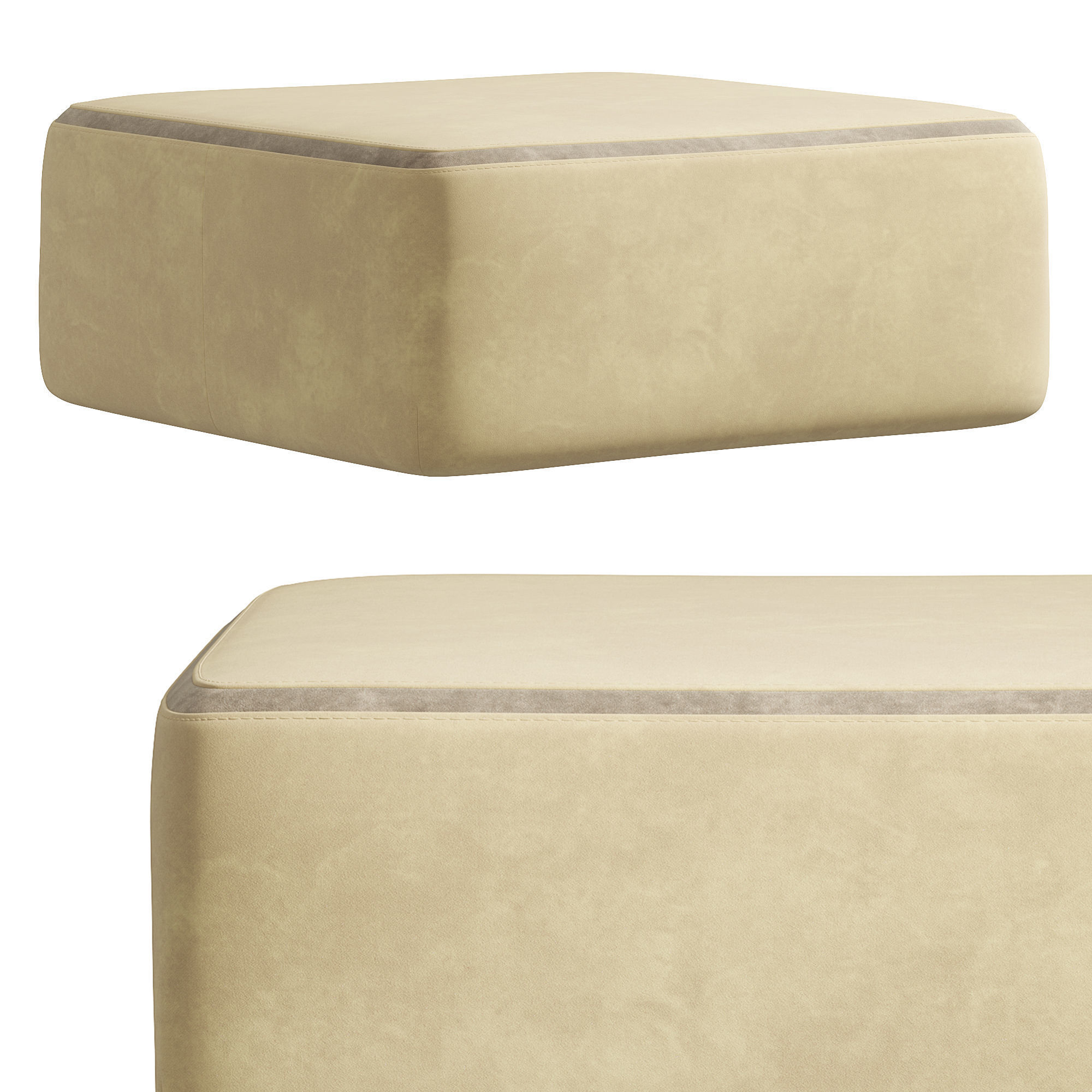 Moore Pouf  3D model_2